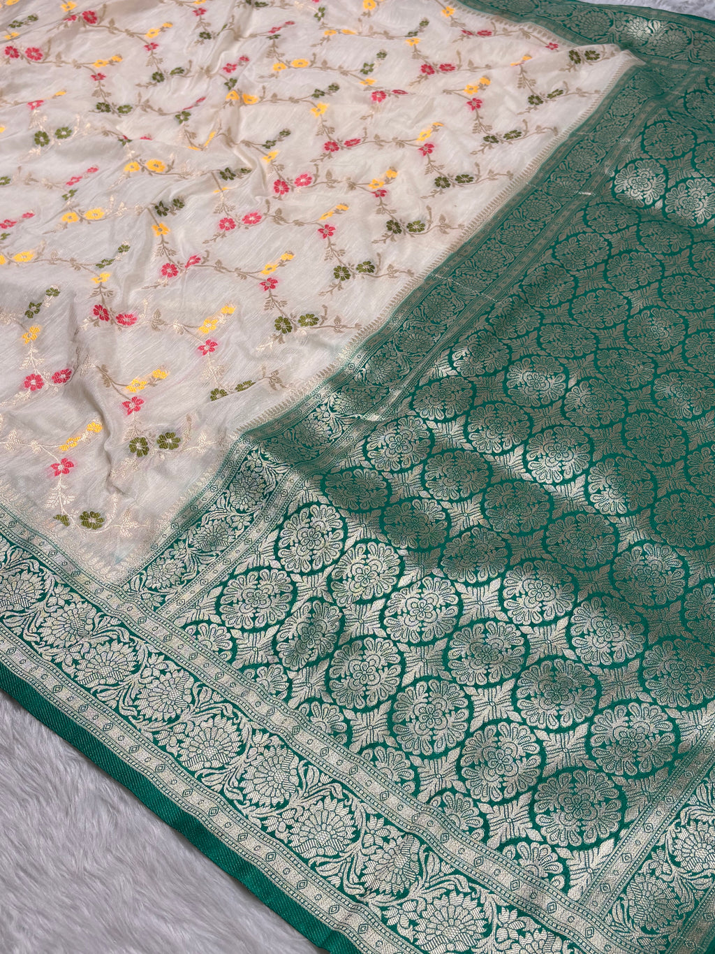 Banarasi Linen Pashmina Saree