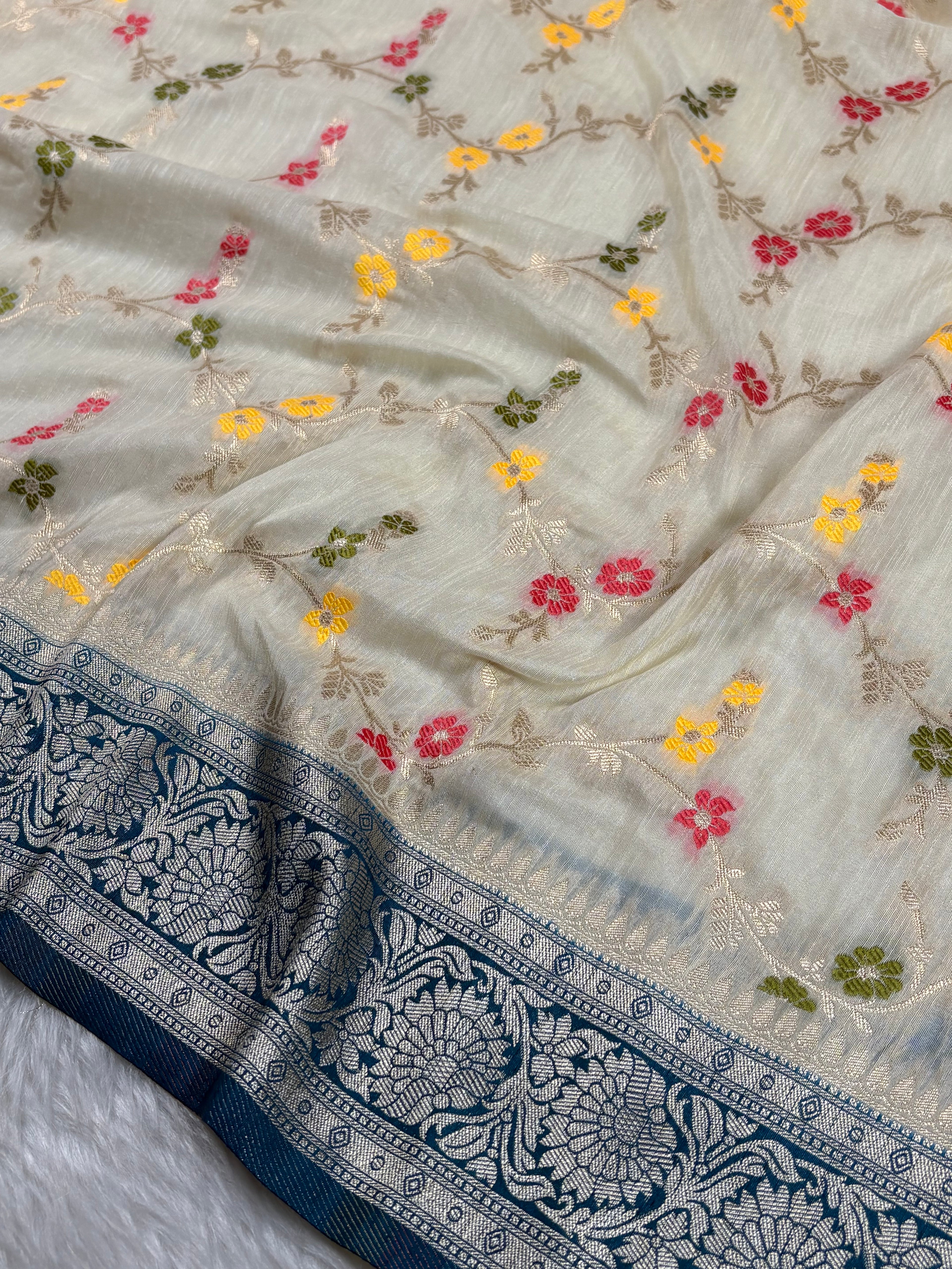 Banarasi Linen Pashmina Saree