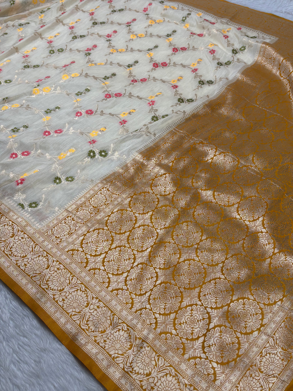 Banarasi Linen Pashmina Saree