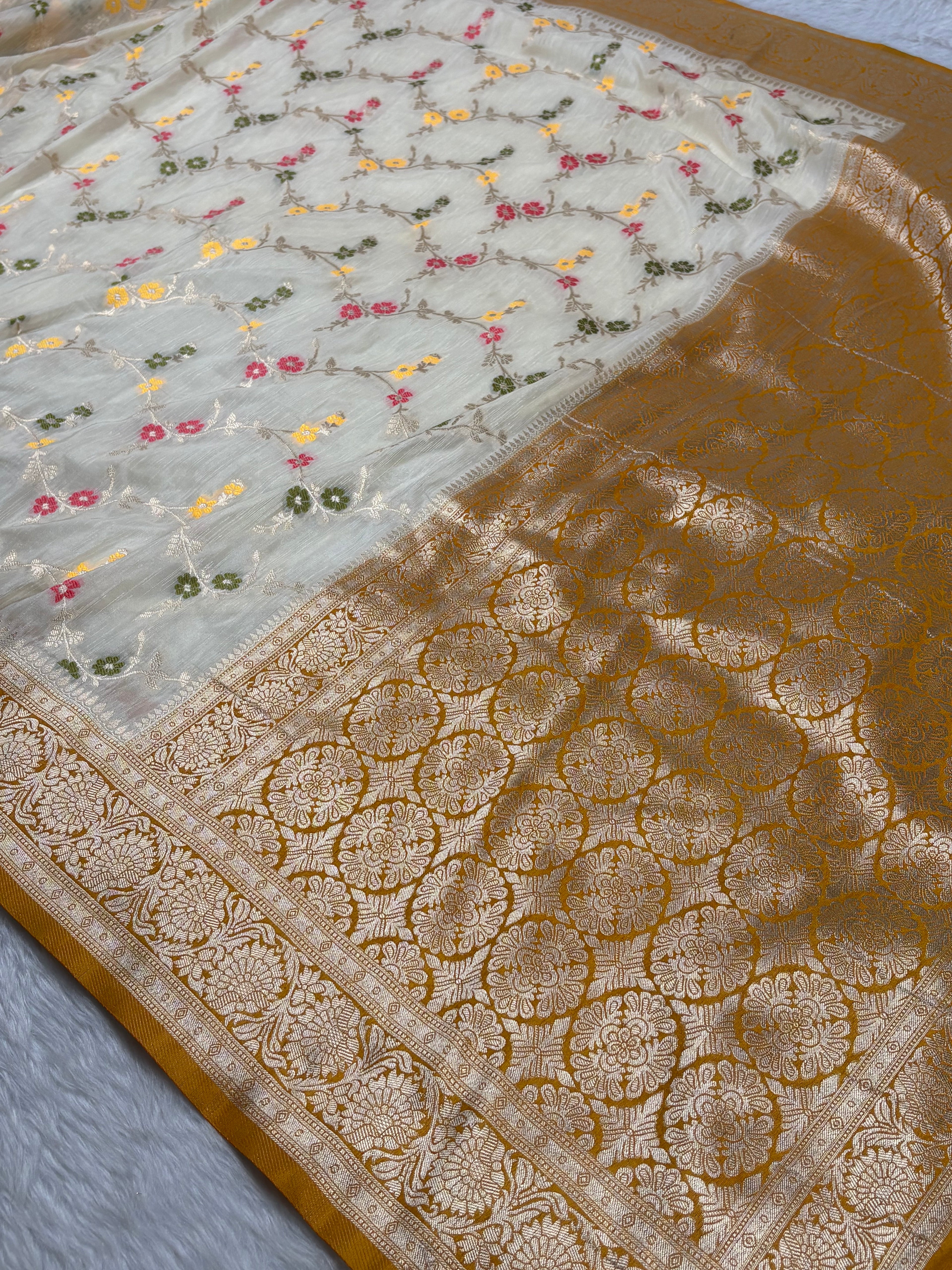 Banarasi Linen Pashmina Saree