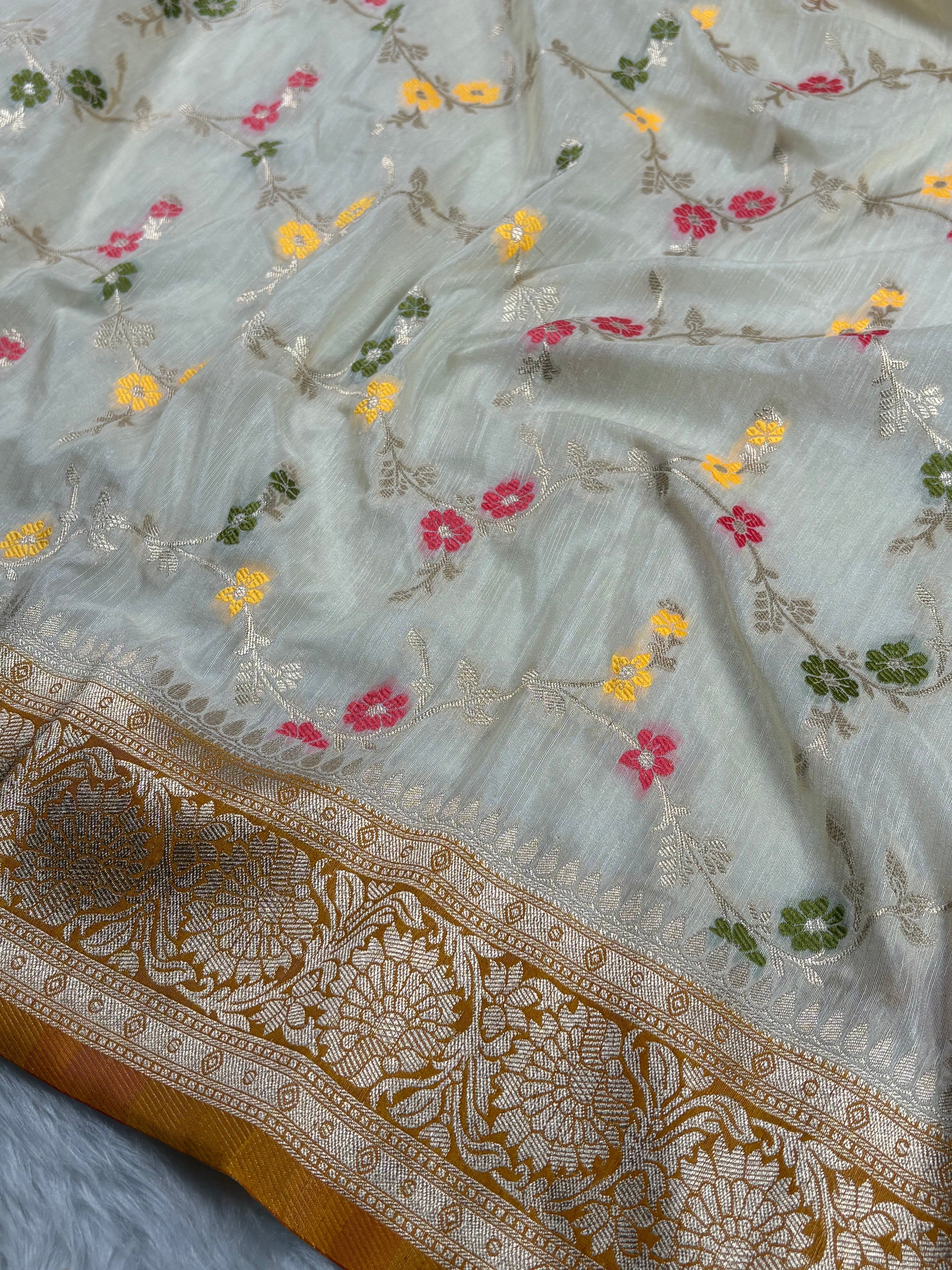 Banarasi Linen Pashmina Saree