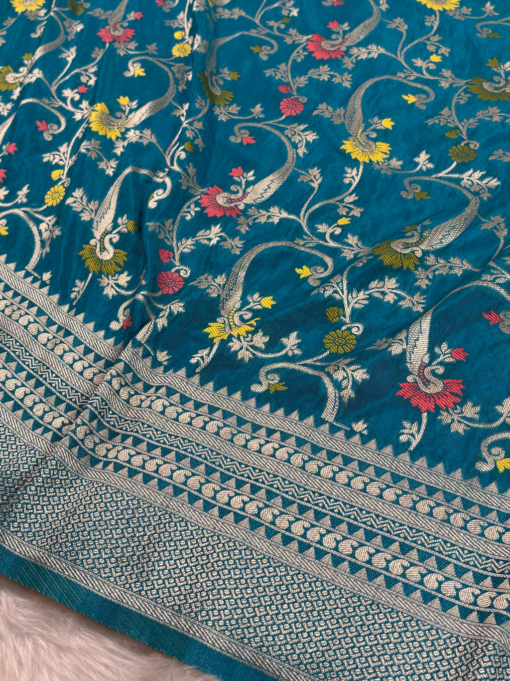 Banarasi Linen Pashmina Saree