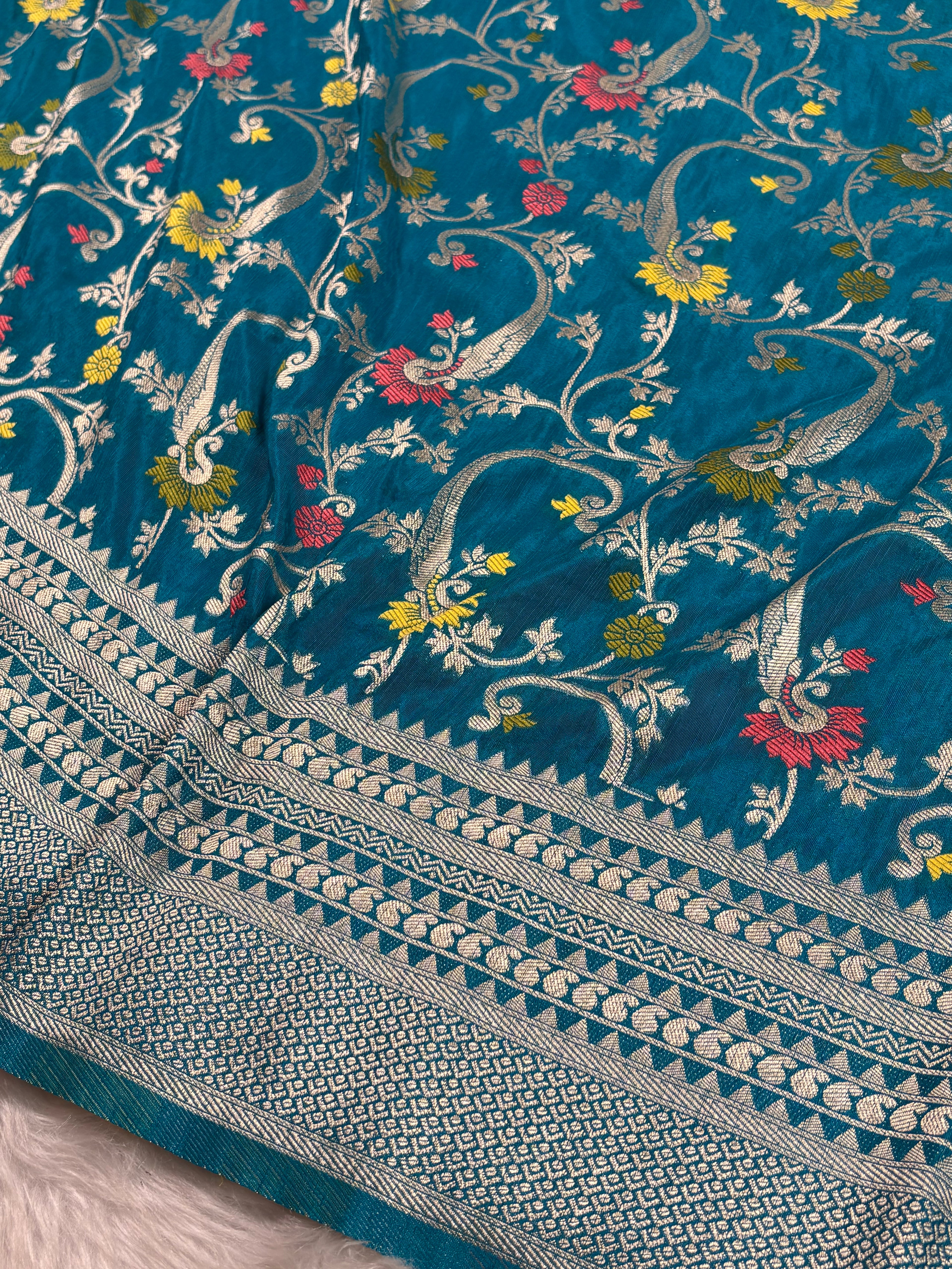 Banarasi Linen Pashmina Saree