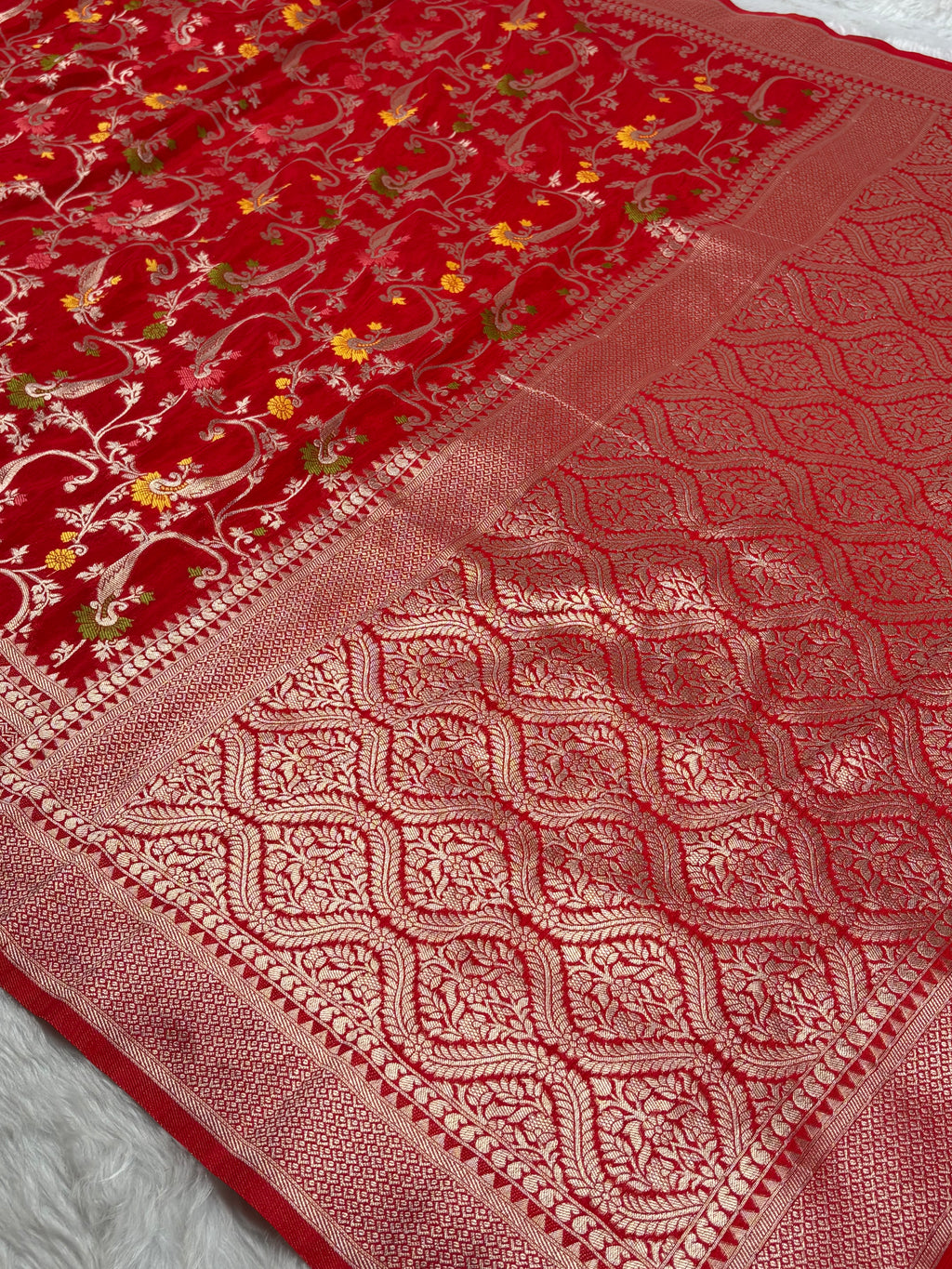 Banarasi Linen Pashmina Saree