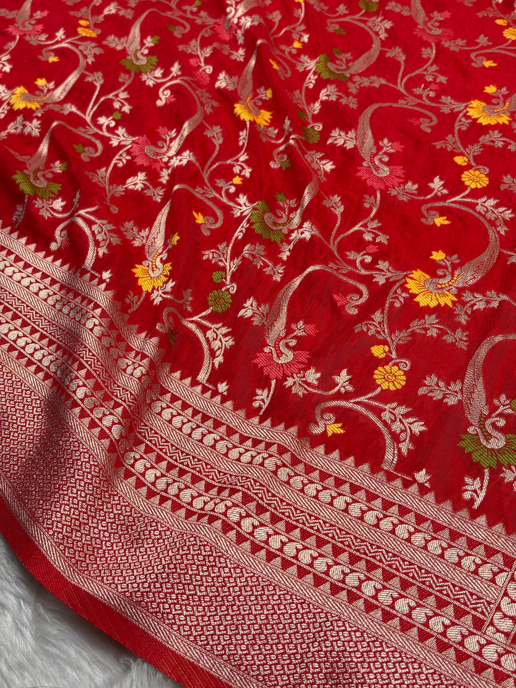 Banarasi Linen Pashmina Saree