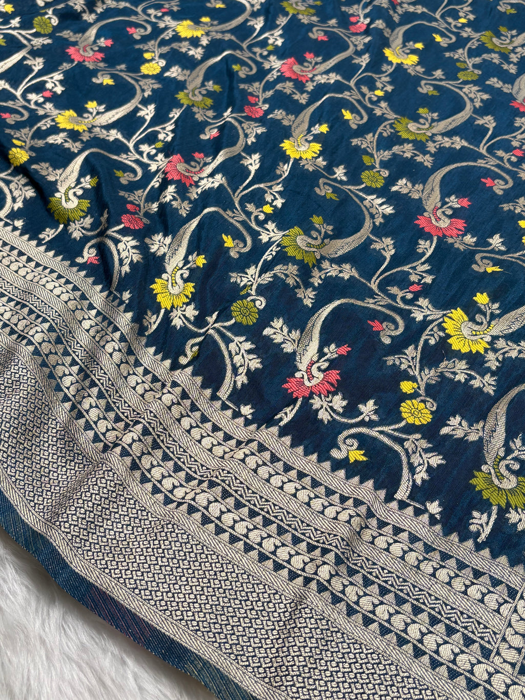 Banarasi Linen Pashmina Saree