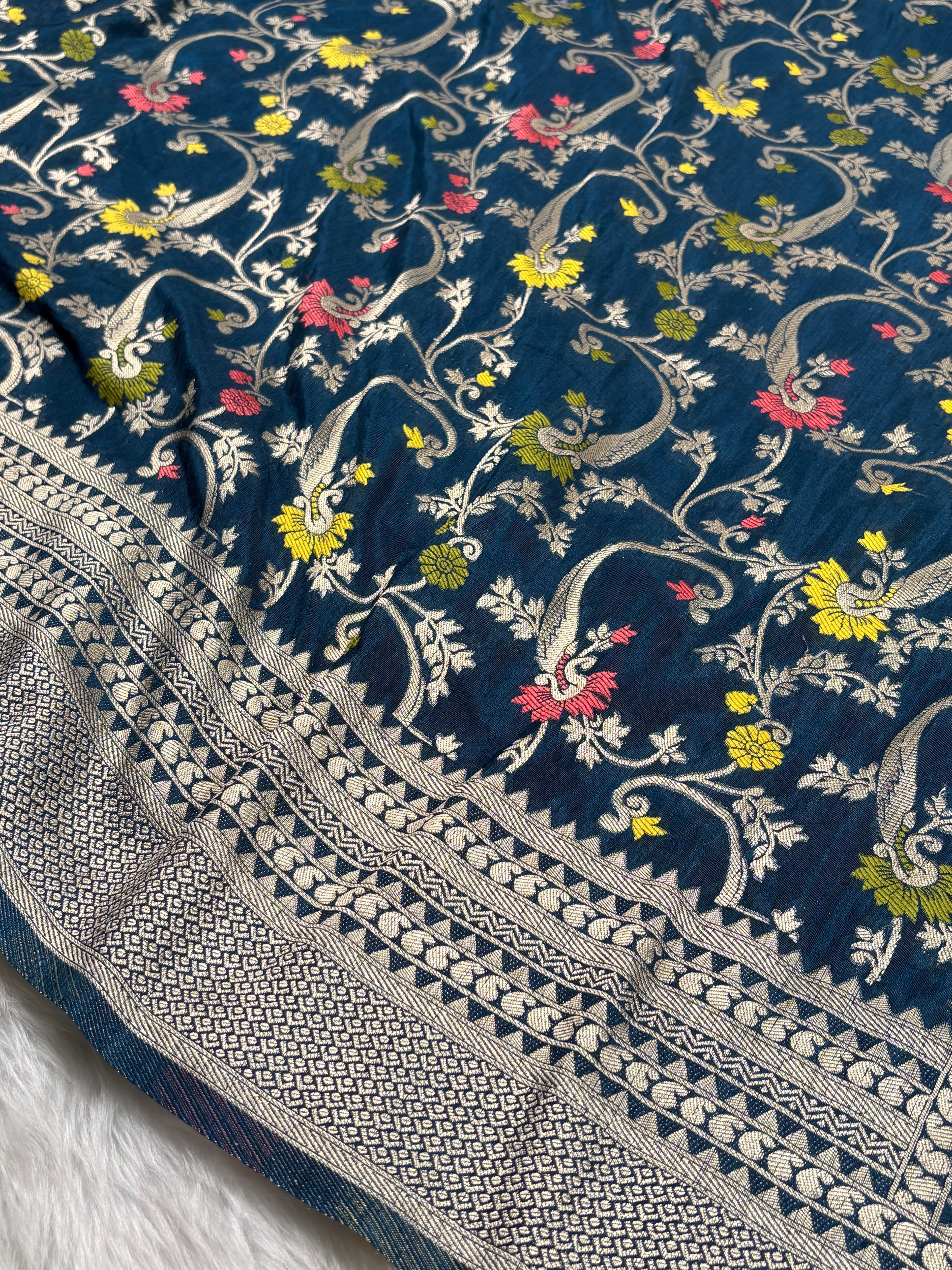 Banarasi Linen Pashmina Saree