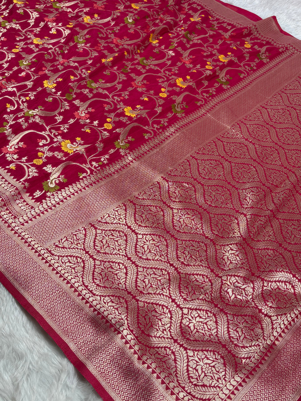 Banarasi Linen Pashmina Saree