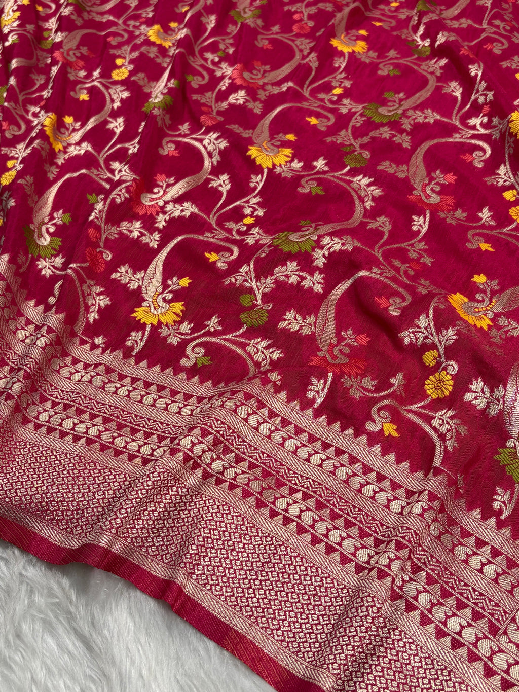 Banarasi Linen Pashmina Saree