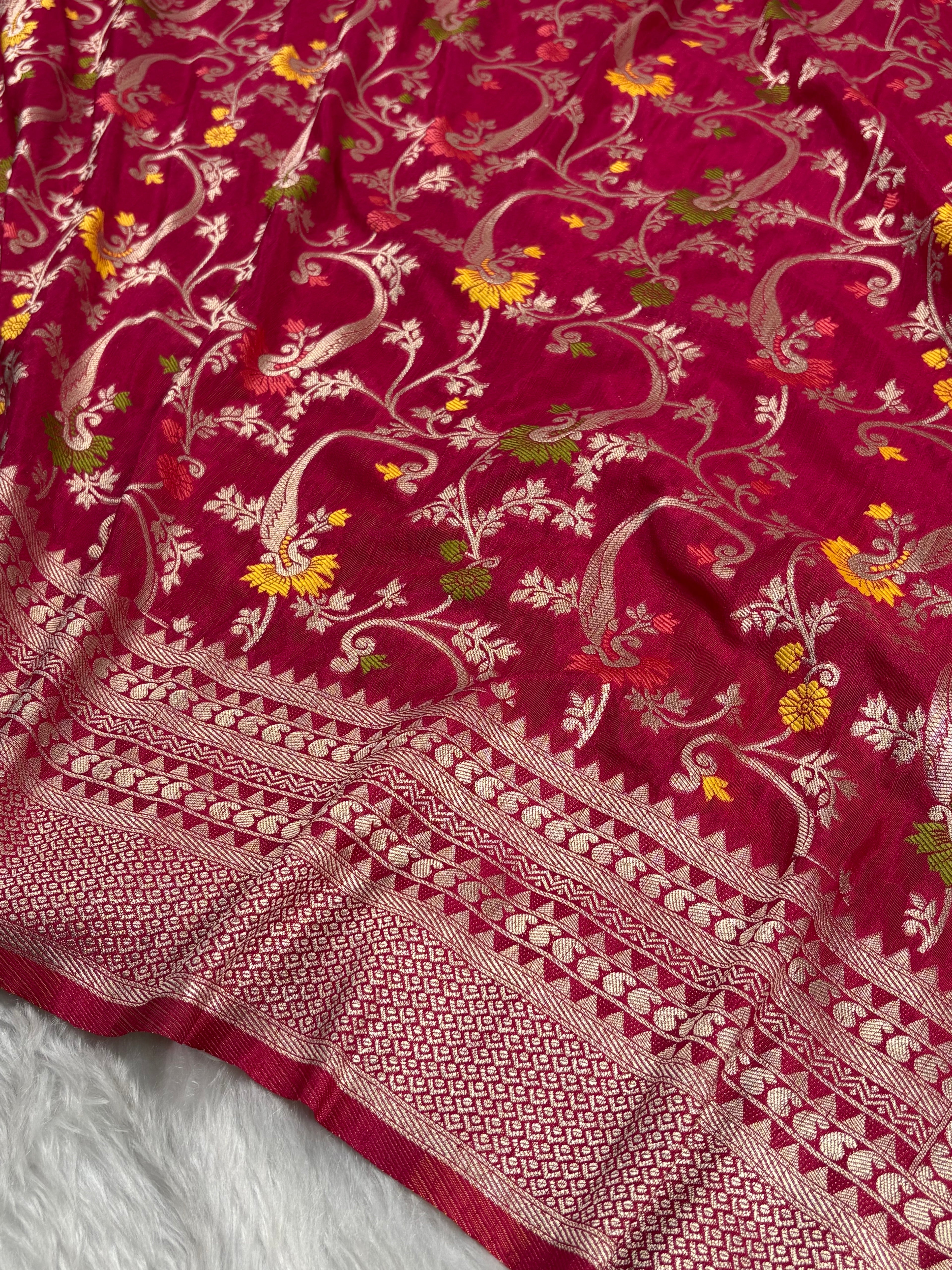 Banarasi Linen Pashmina Saree