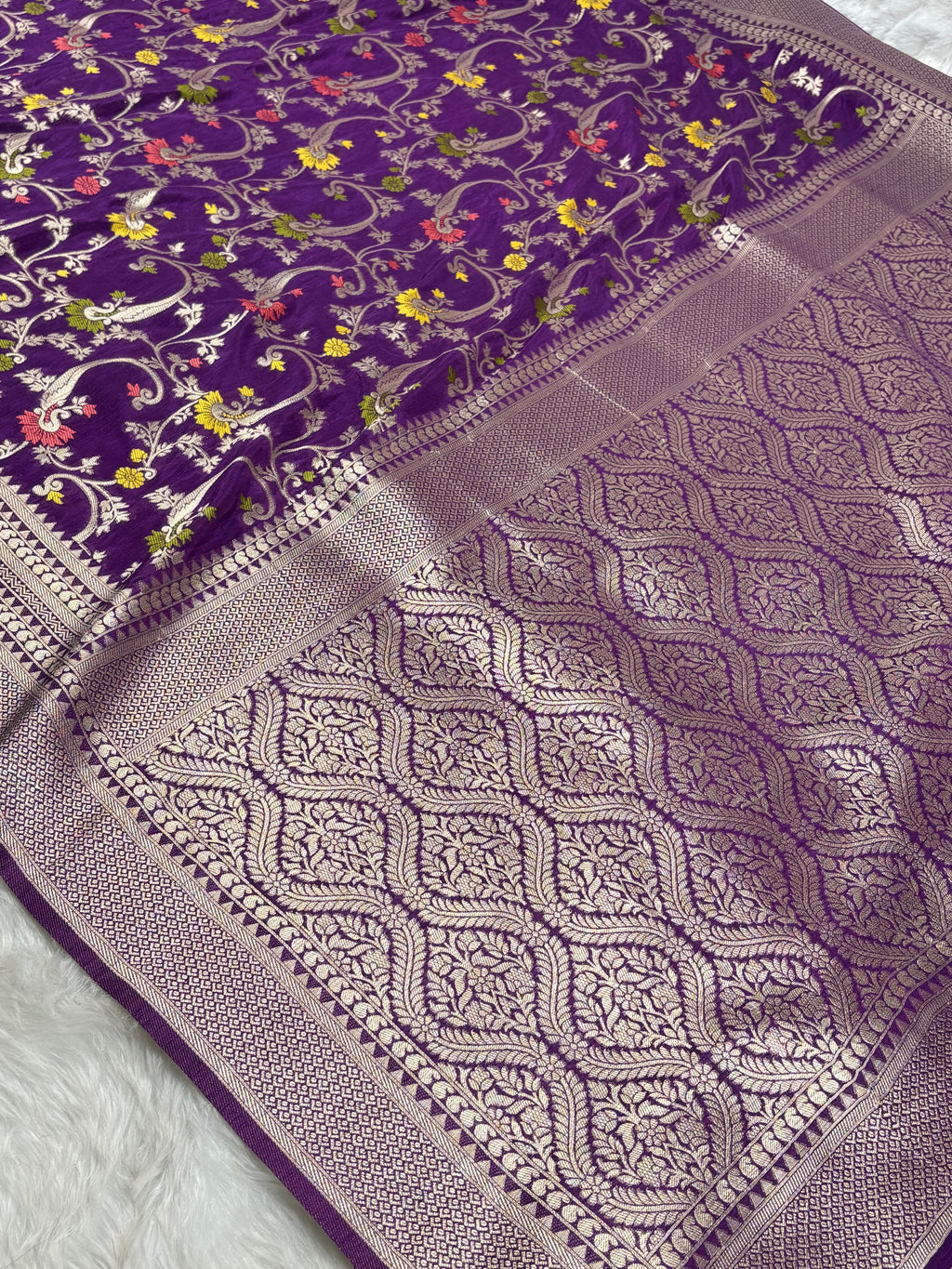 Banarasi Linen Pashmina Saree
