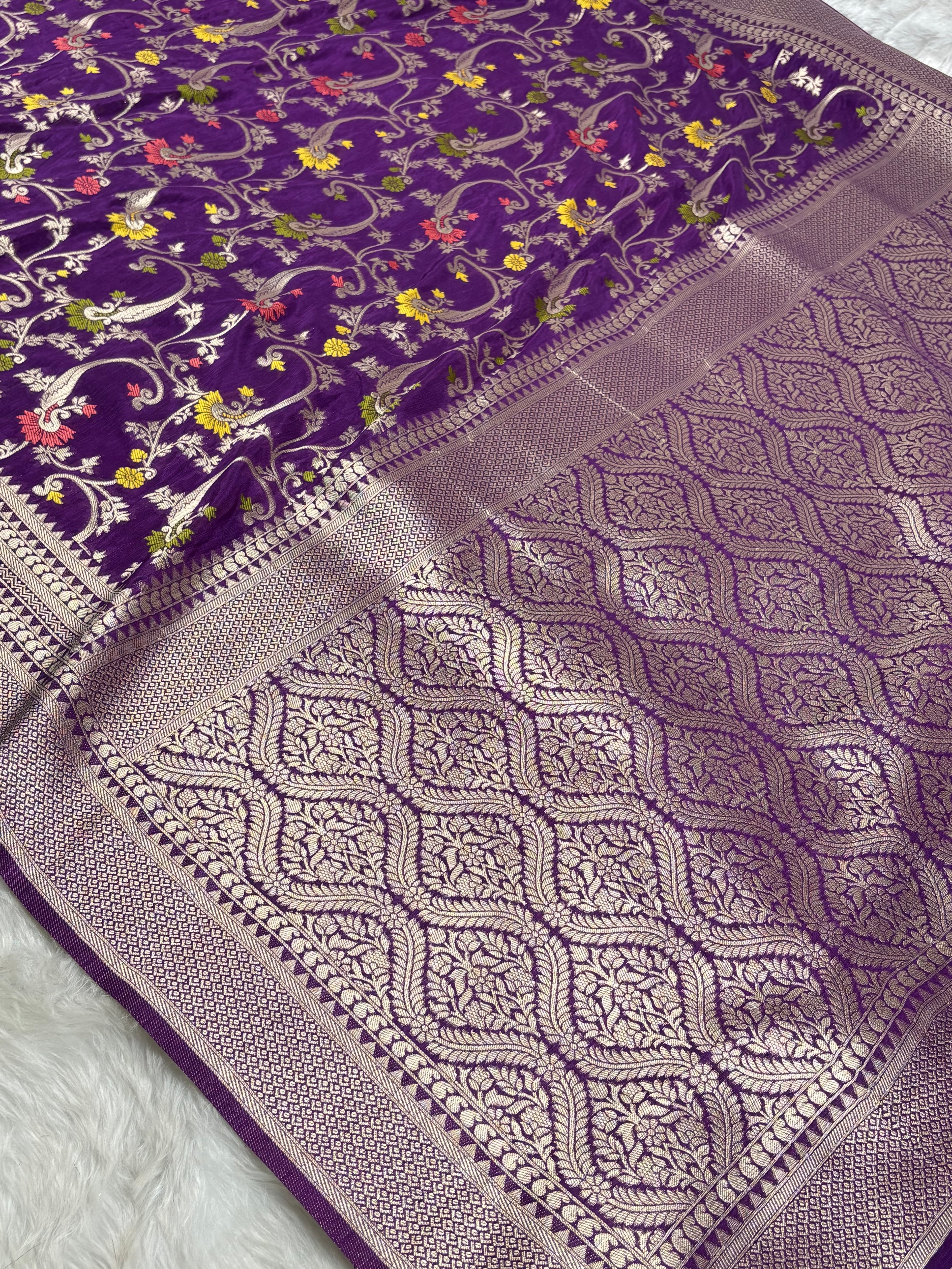 Banarasi Linen Pashmina Saree