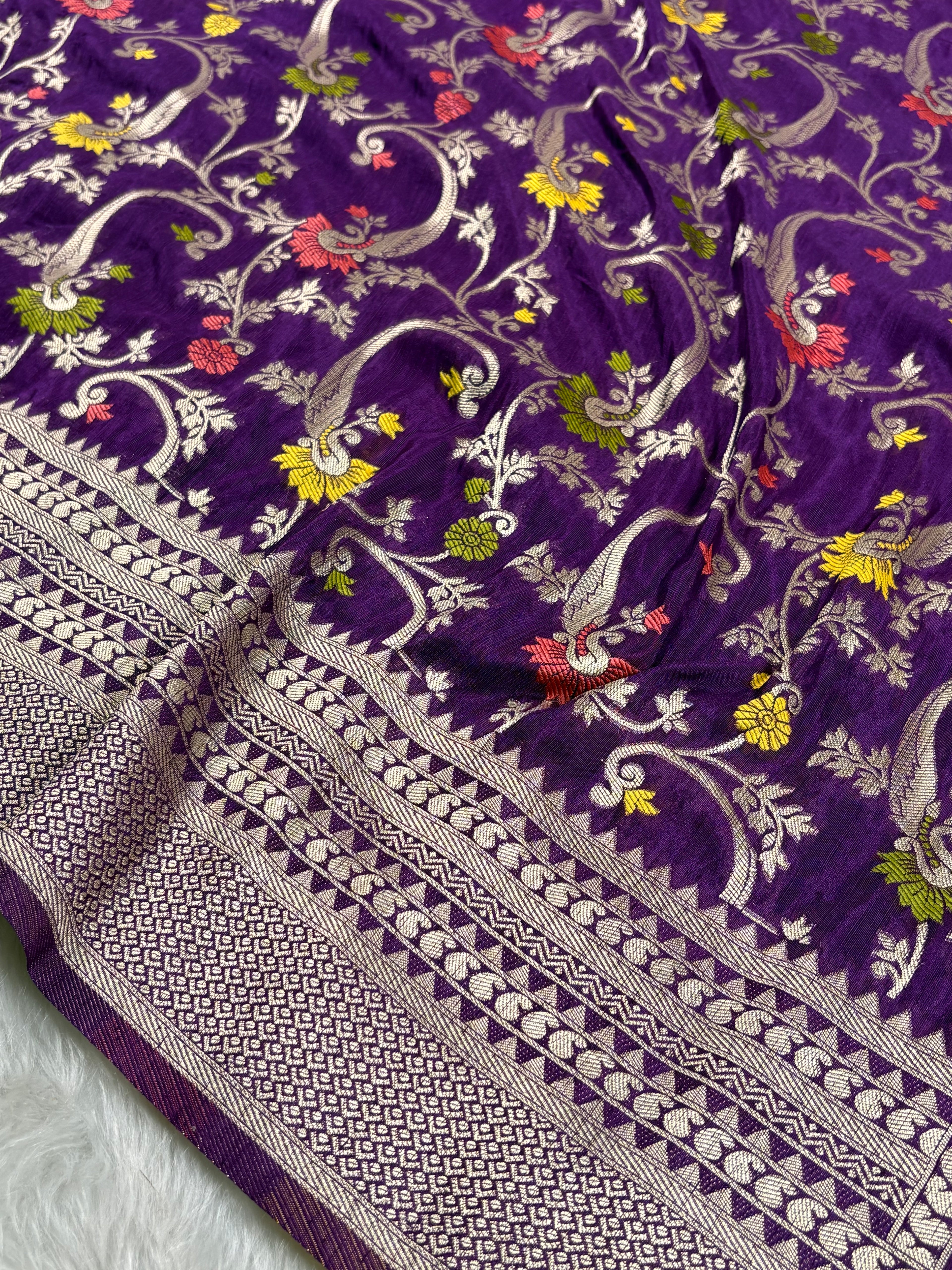 Banarasi Linen Pashmina Saree