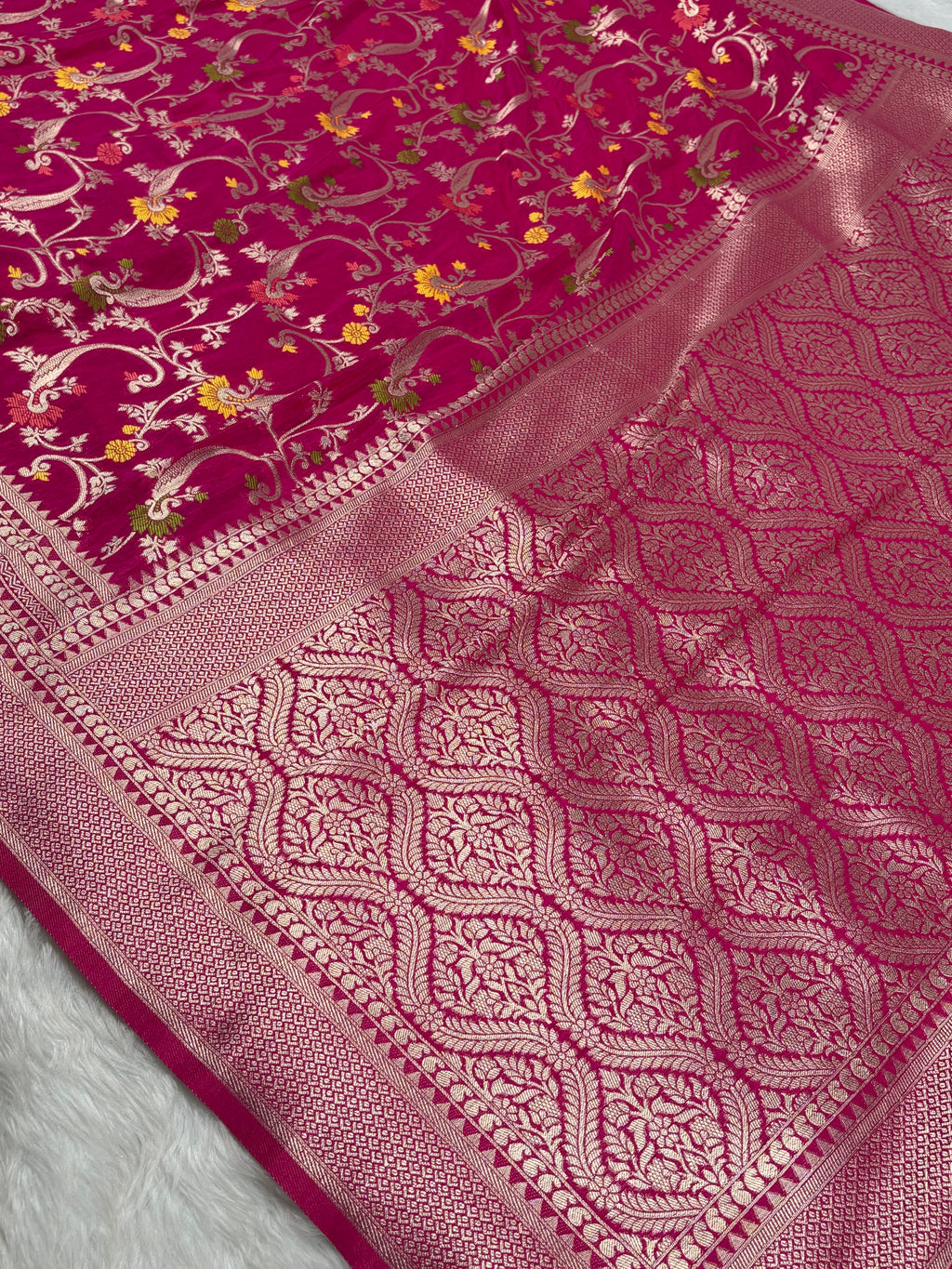 Banarasi Linen Pashmina Saree