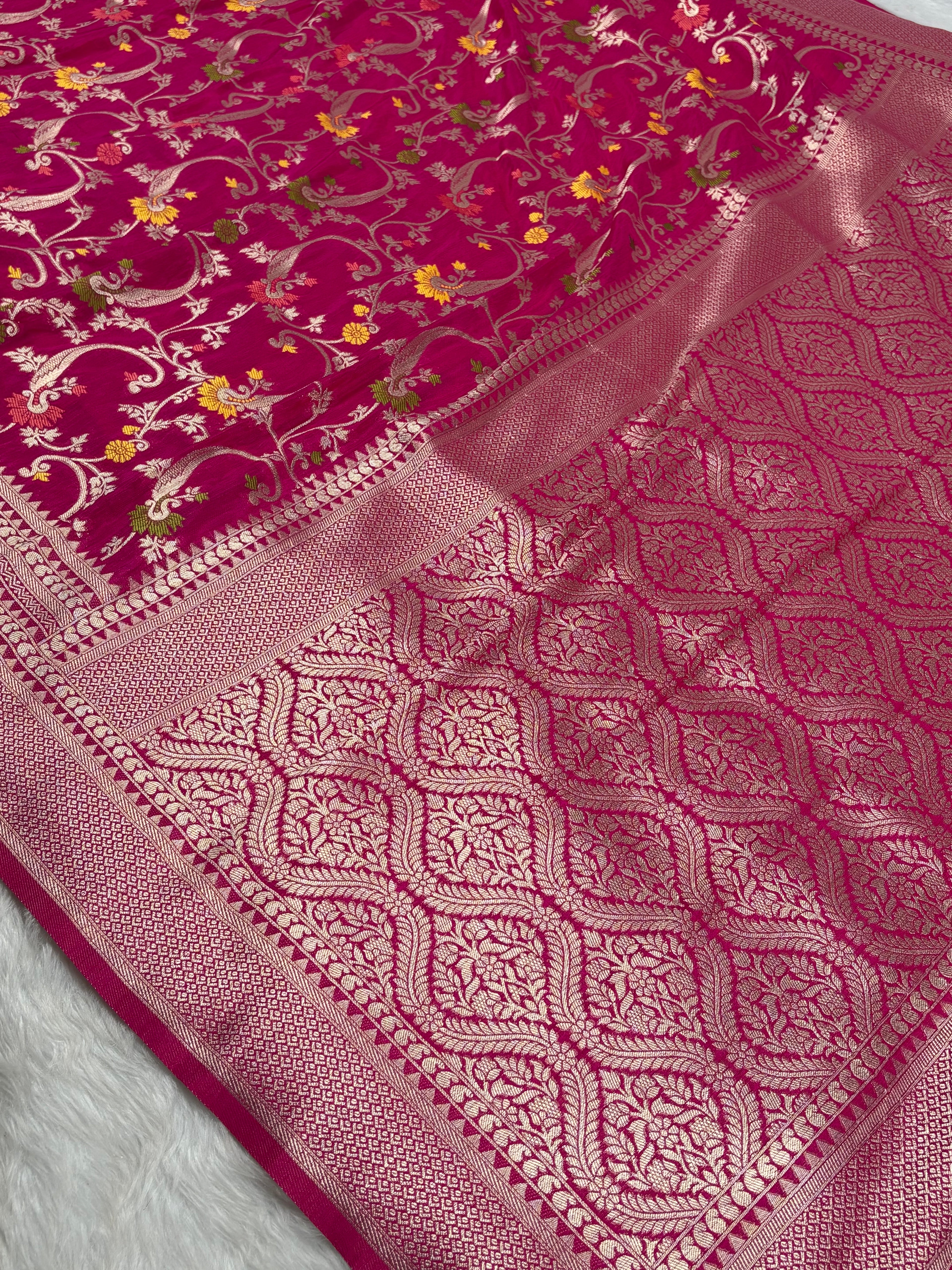 Banarasi Linen Pashmina Saree