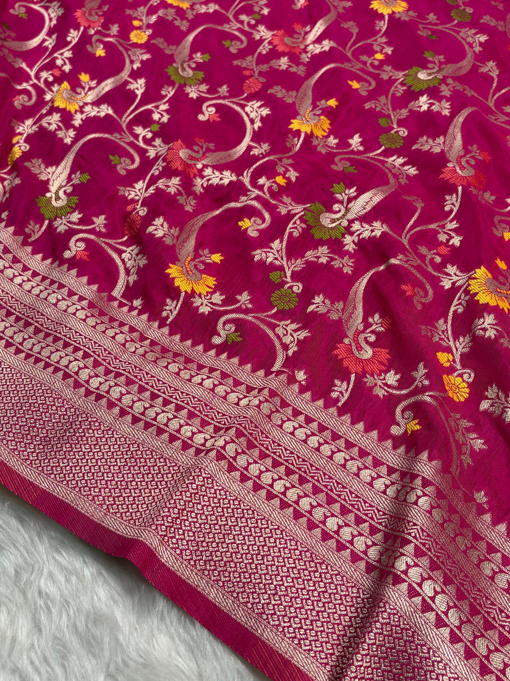 Banarasi Linen Pashmina Saree