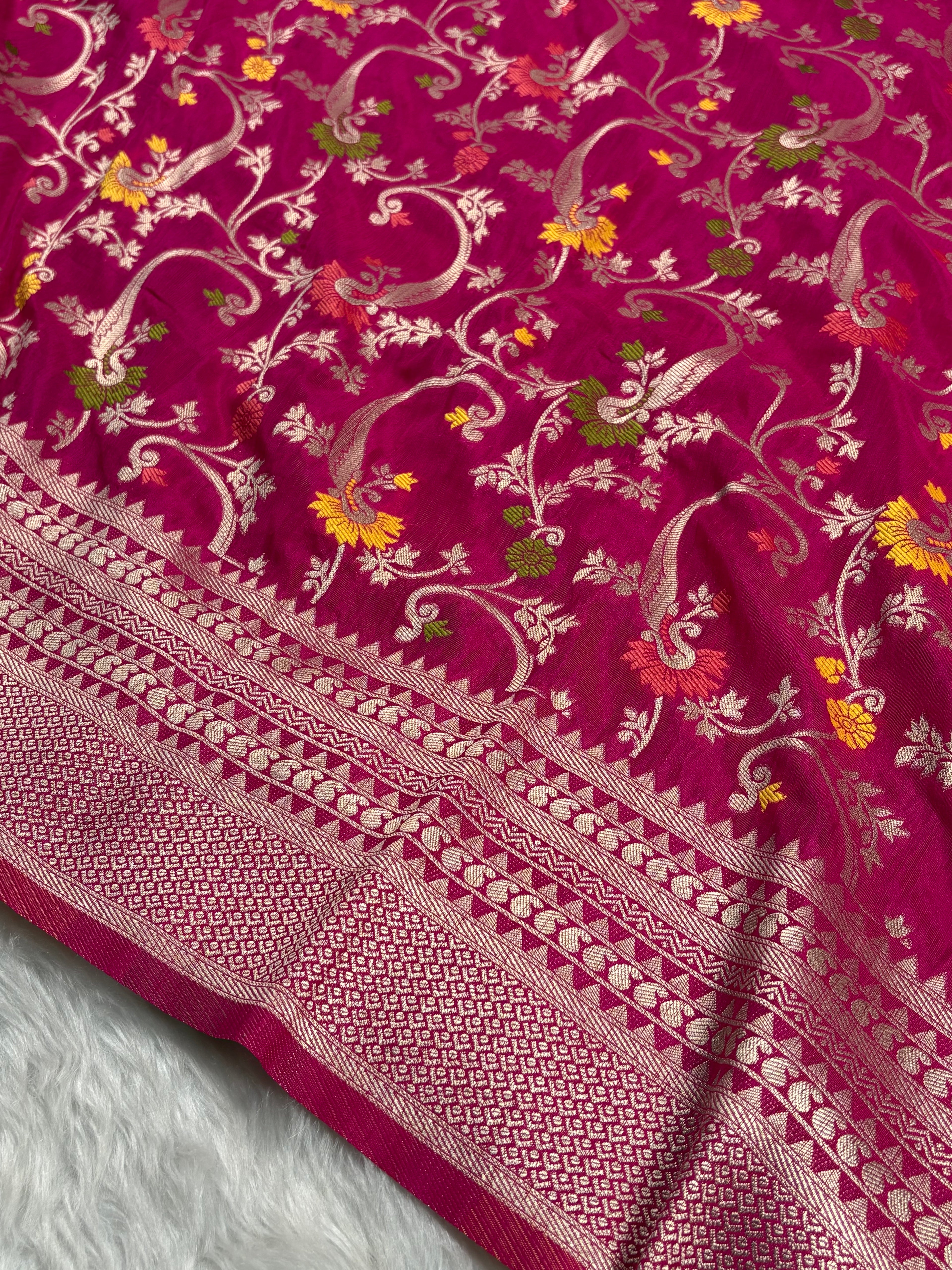 Banarasi Linen Pashmina Saree