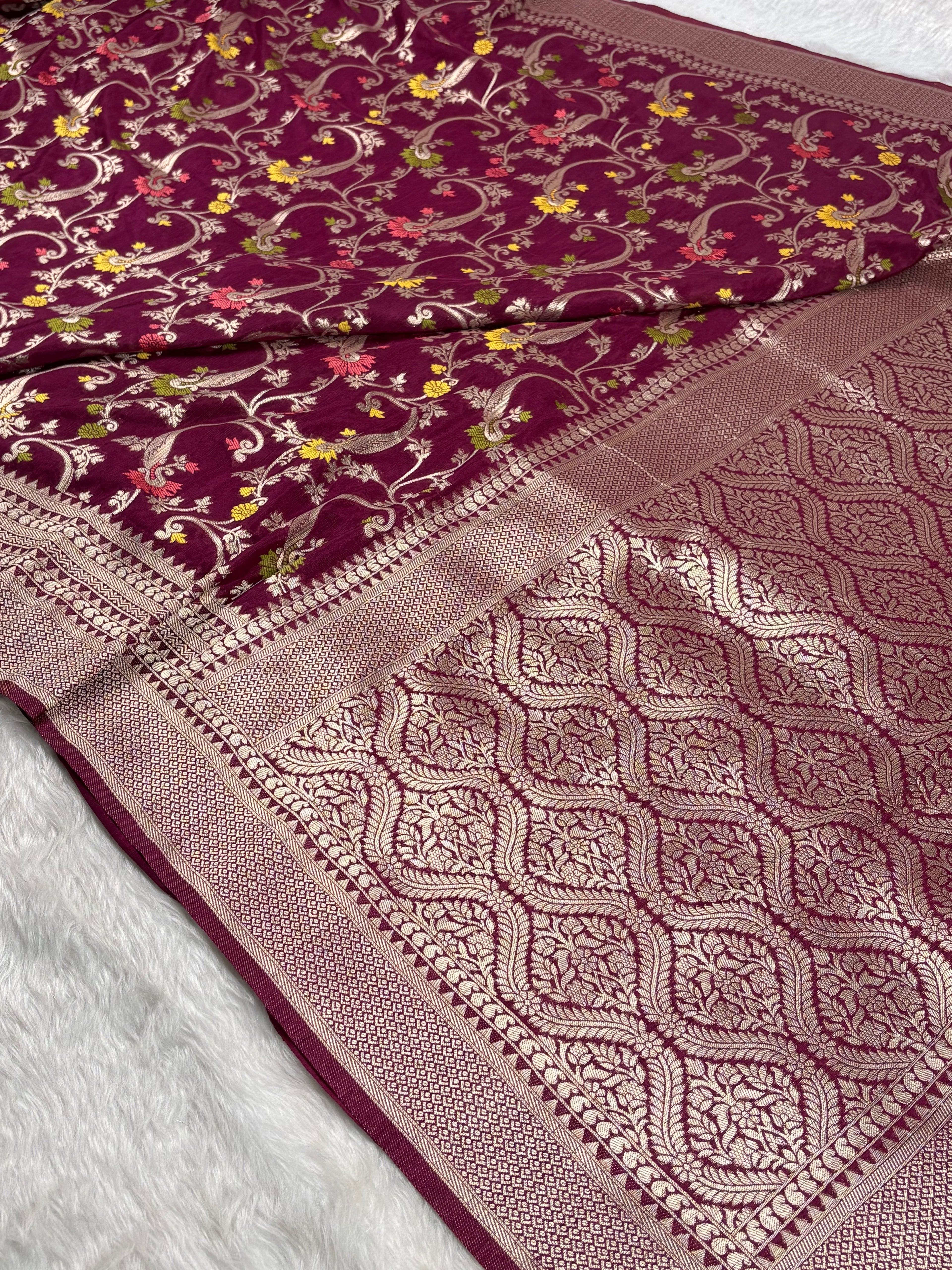 Banarasi Linen Pashmina Saree