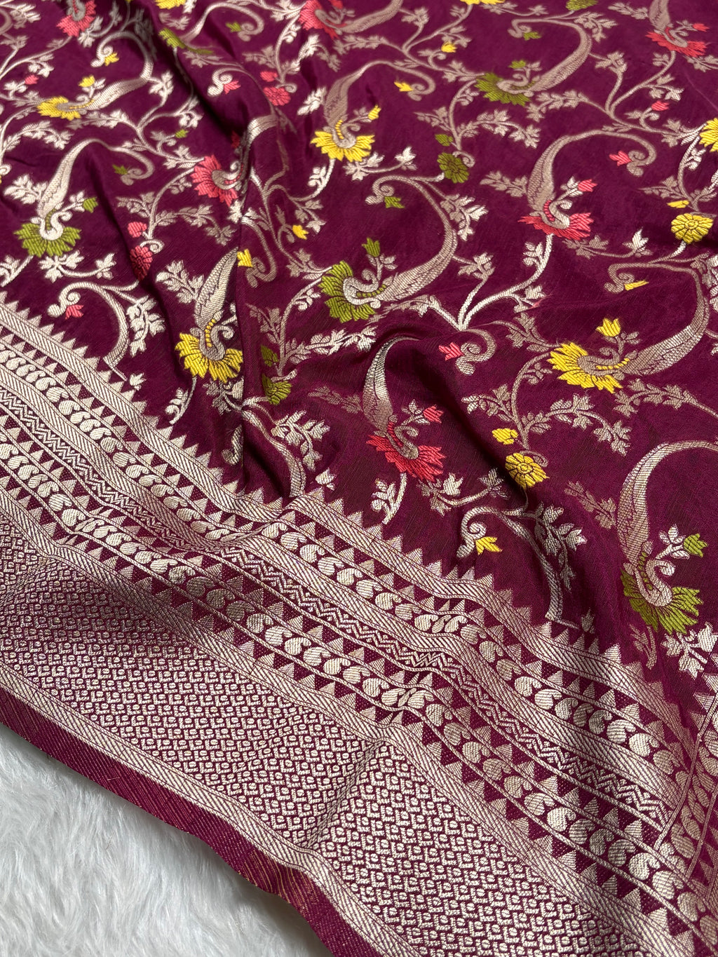 Banarasi Linen Pashmina Saree