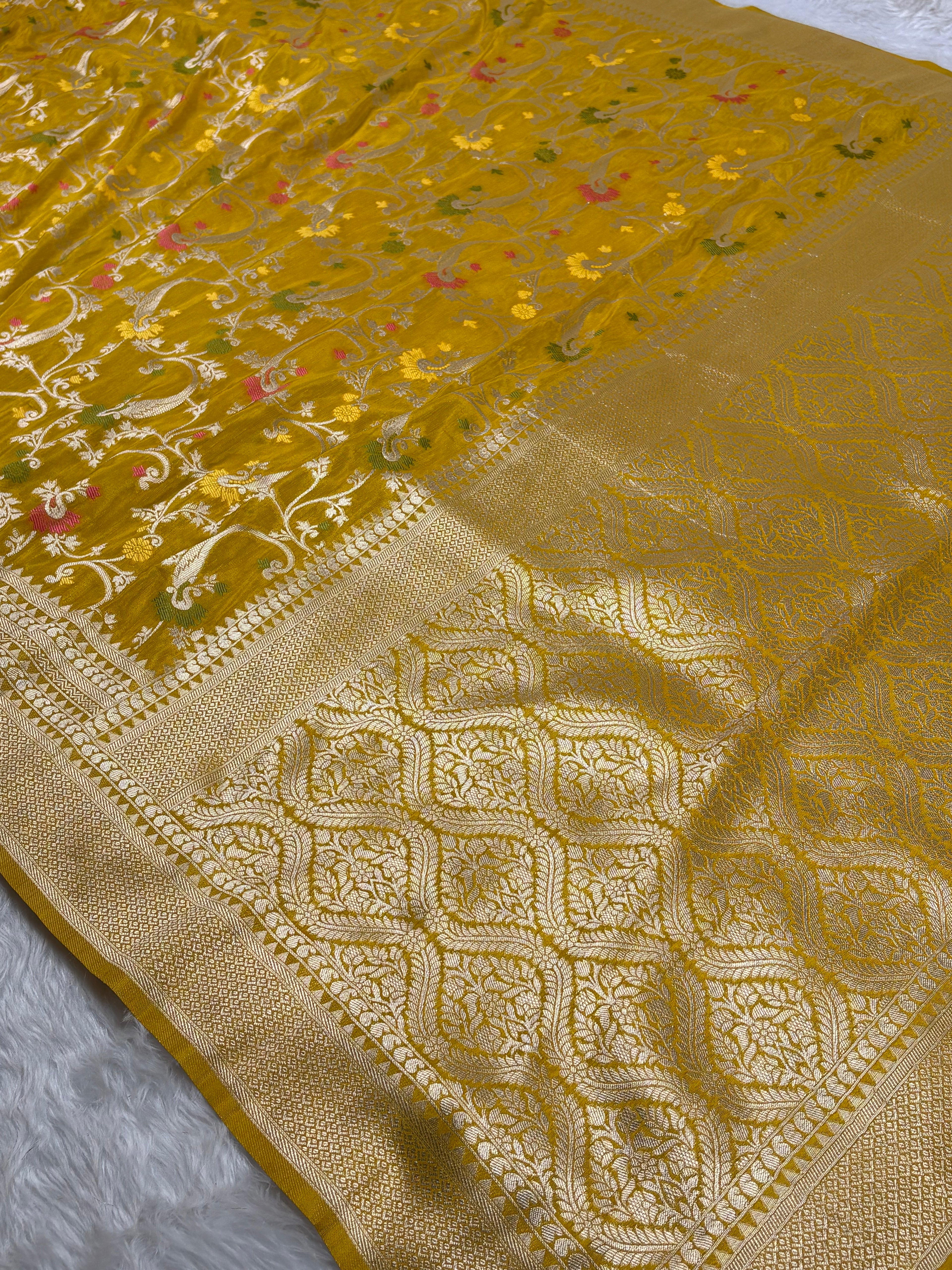 Banarasi Linen Pashmina Saree