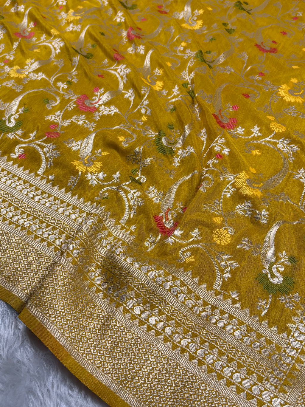 Banarasi Linen Pashmina Saree
