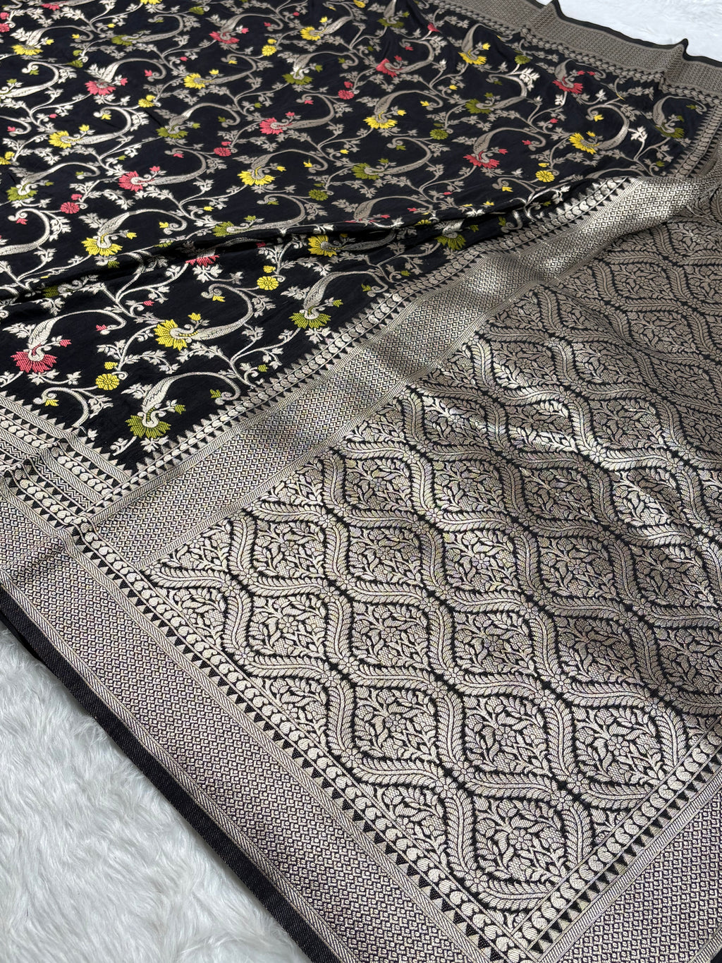 Banarasi Linen Pashmina Saree