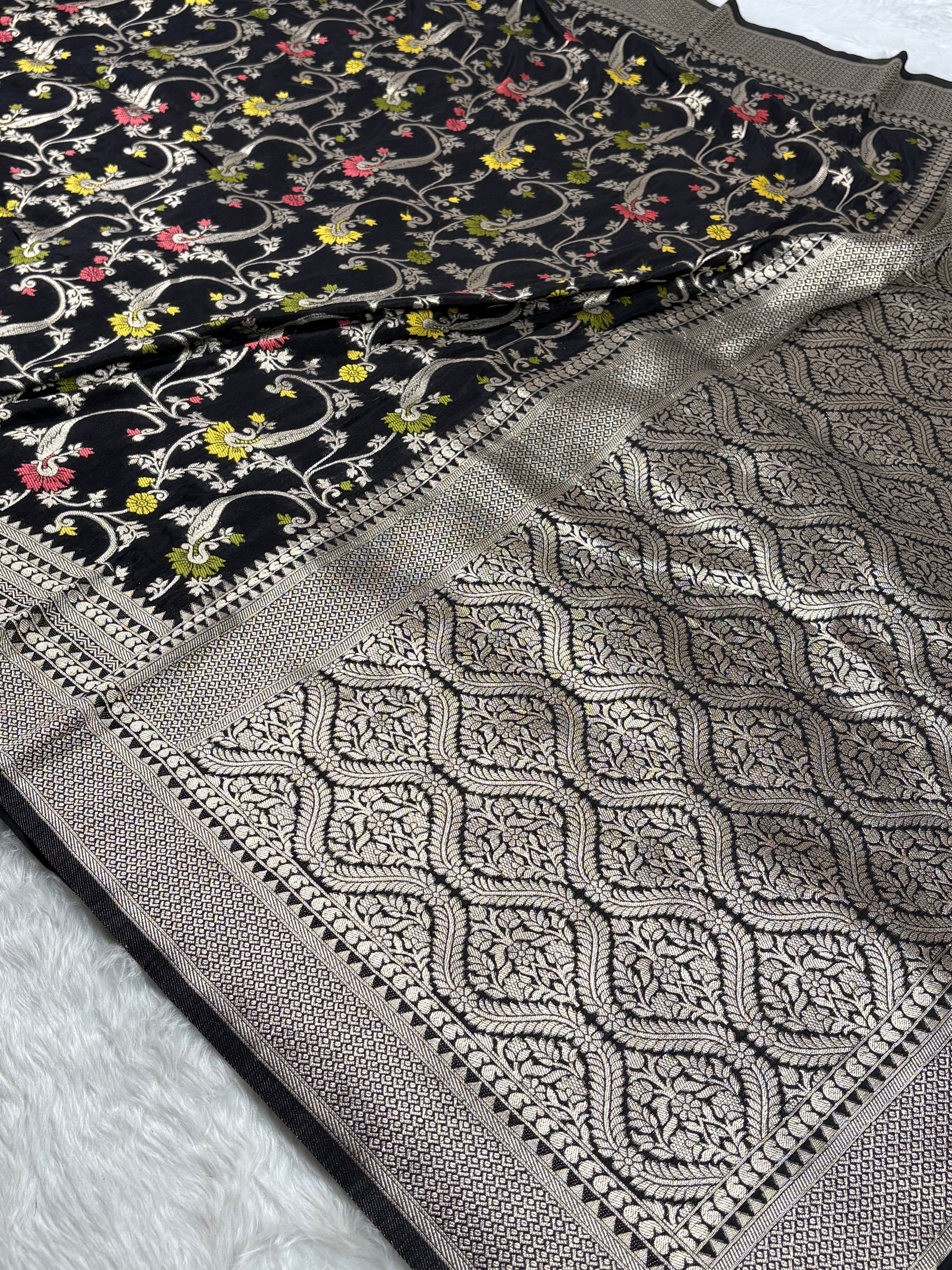 Banarasi Linen Pashmina Saree