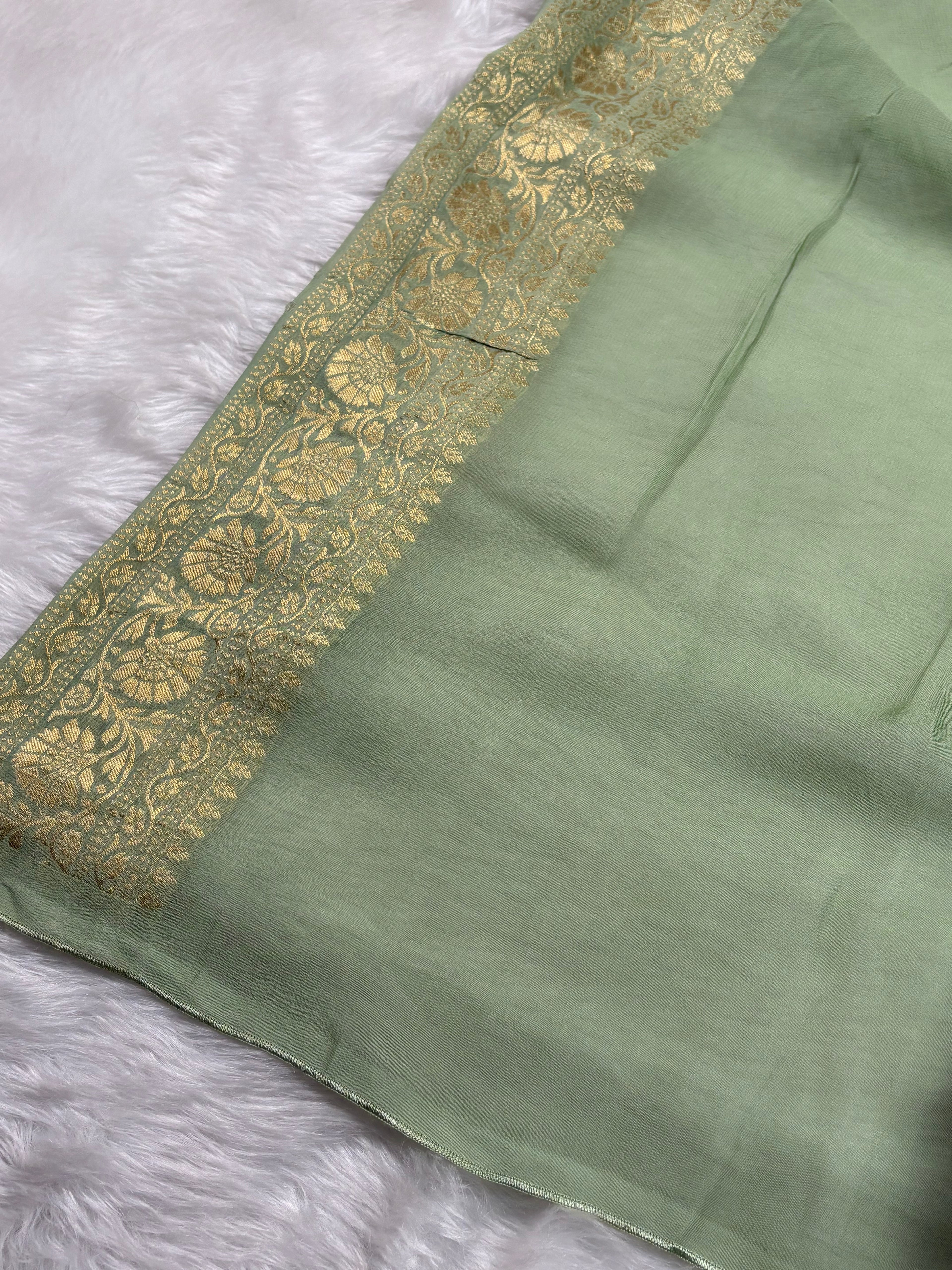 Khaddi Georgette Banarasi Saree