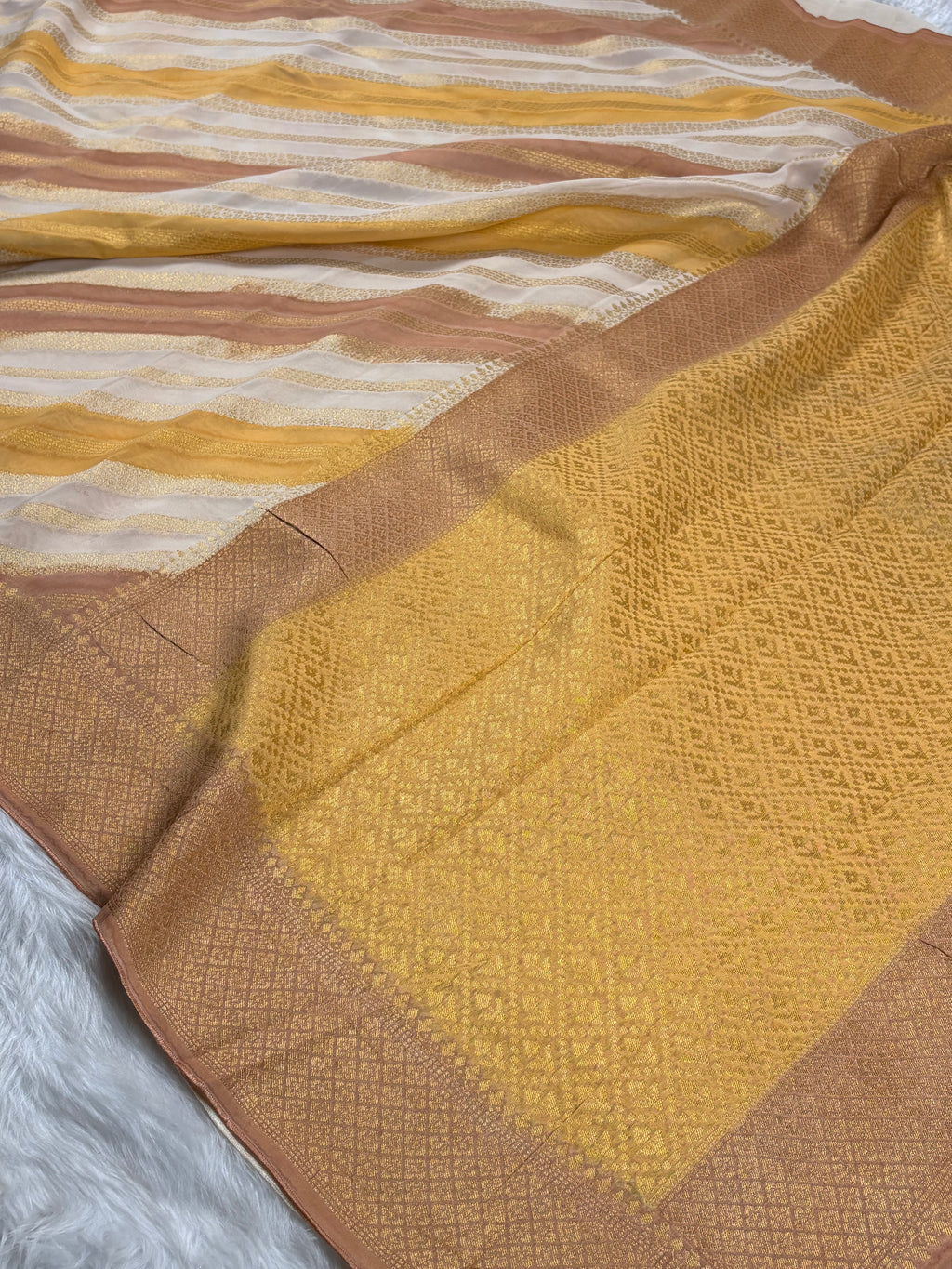 Khaddi Georgette Banarasi Saree