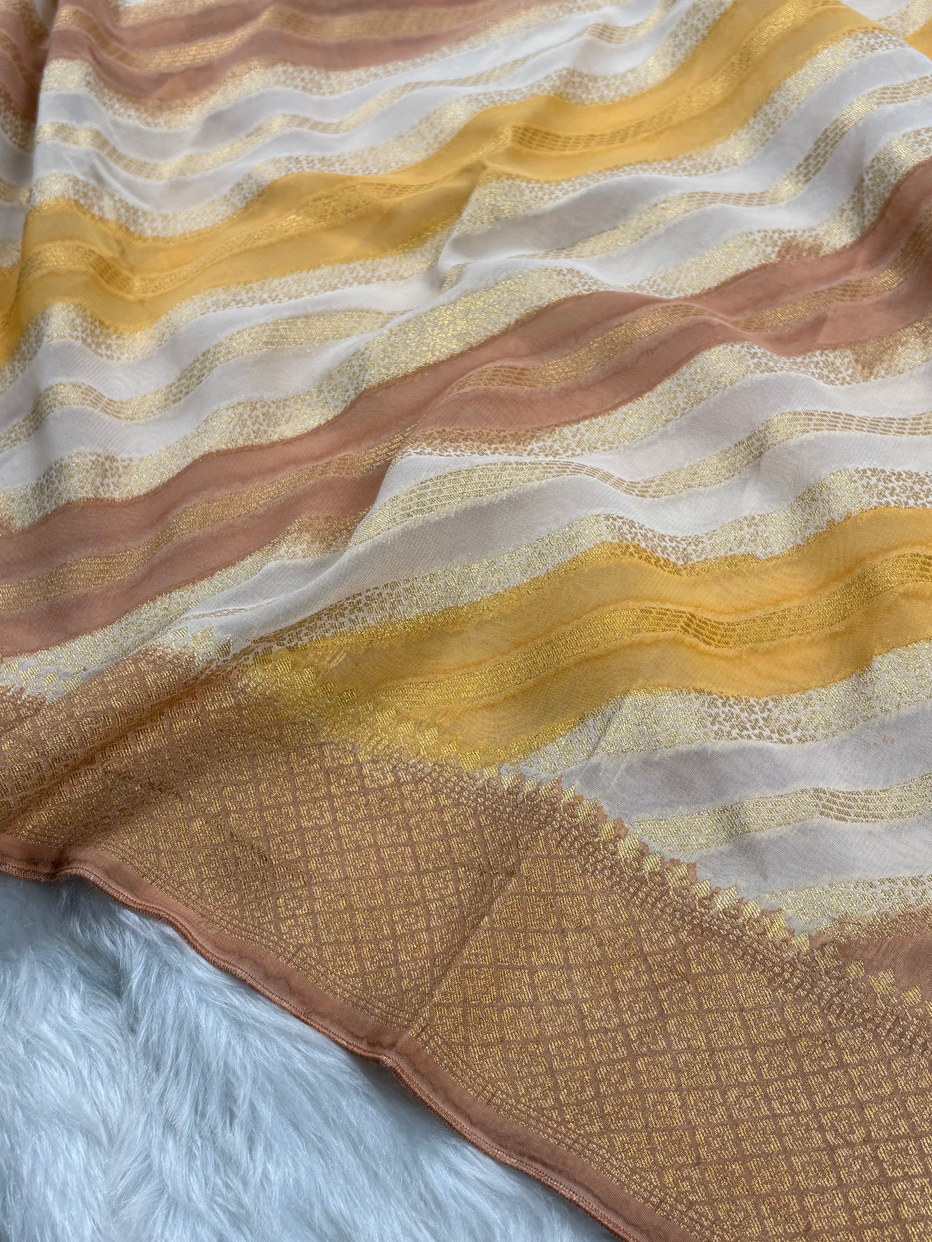 Khaddi Georgette Banarasi Saree