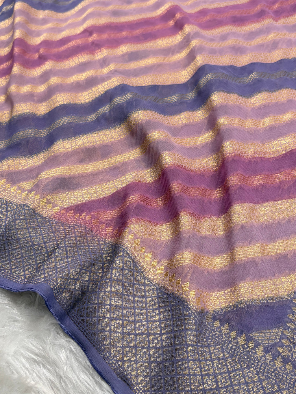 Khaddi Georgette Banarasi Saree