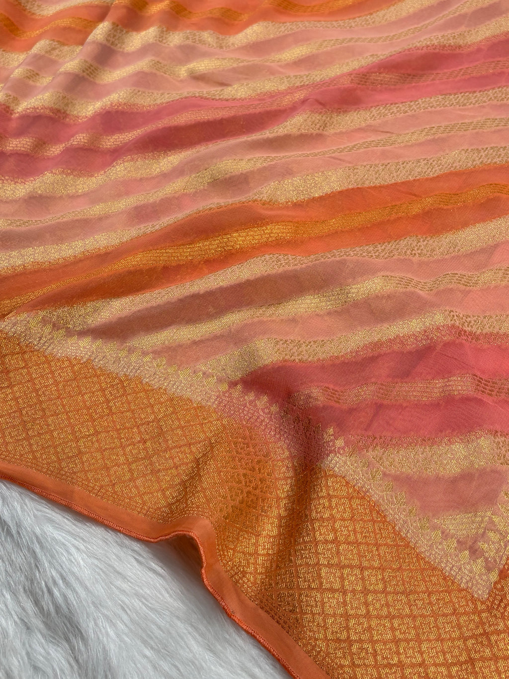 Khaddi Georgette Banarasi Saree