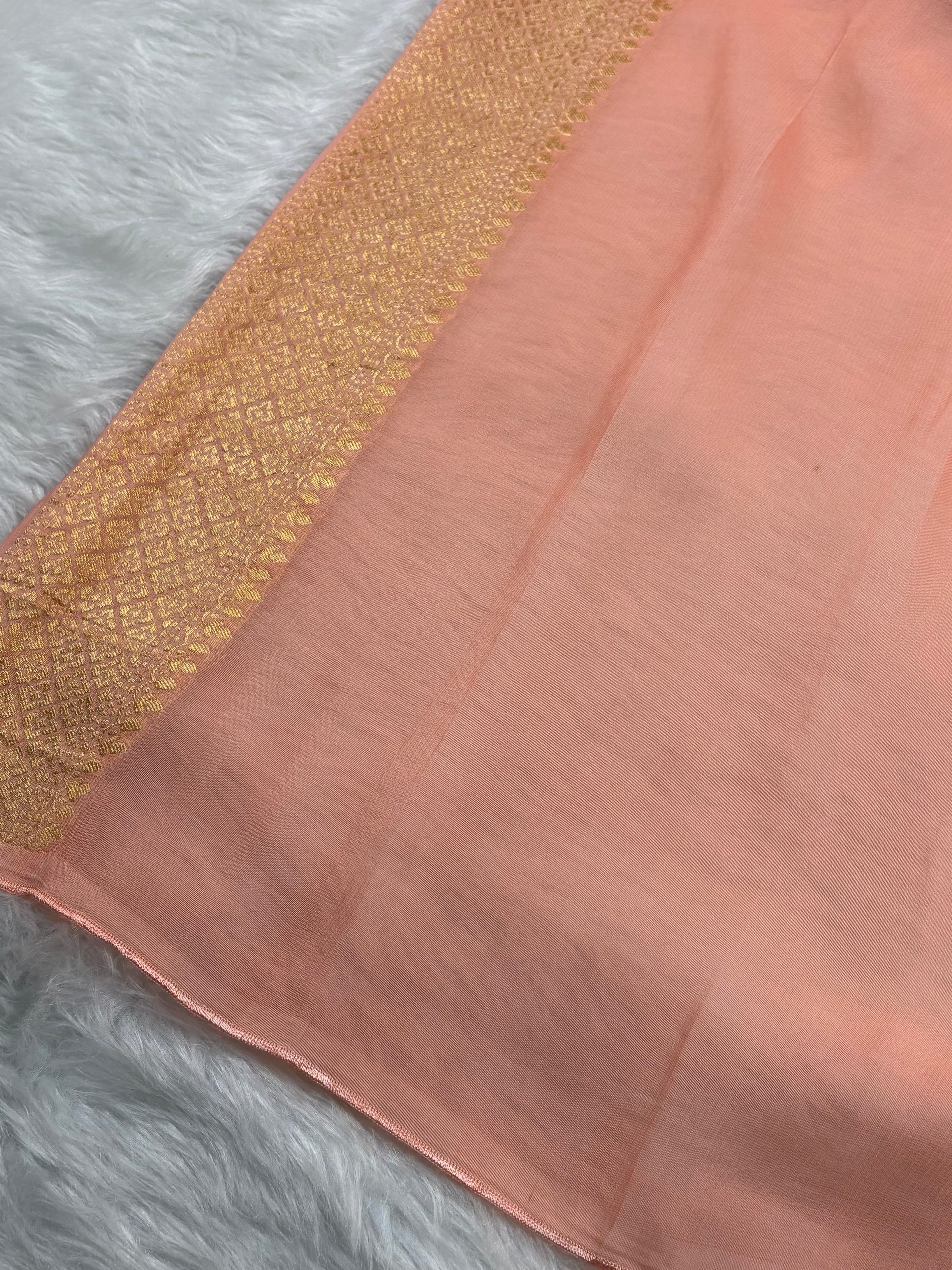 Khaddi Georgette Banarasi Saree