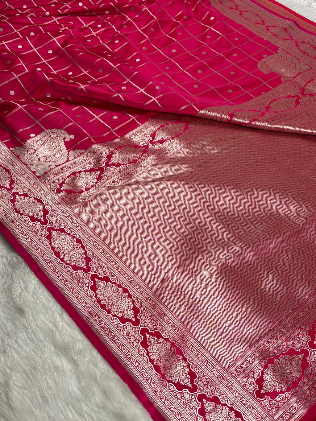 Mashru Katan Banarasi Saree