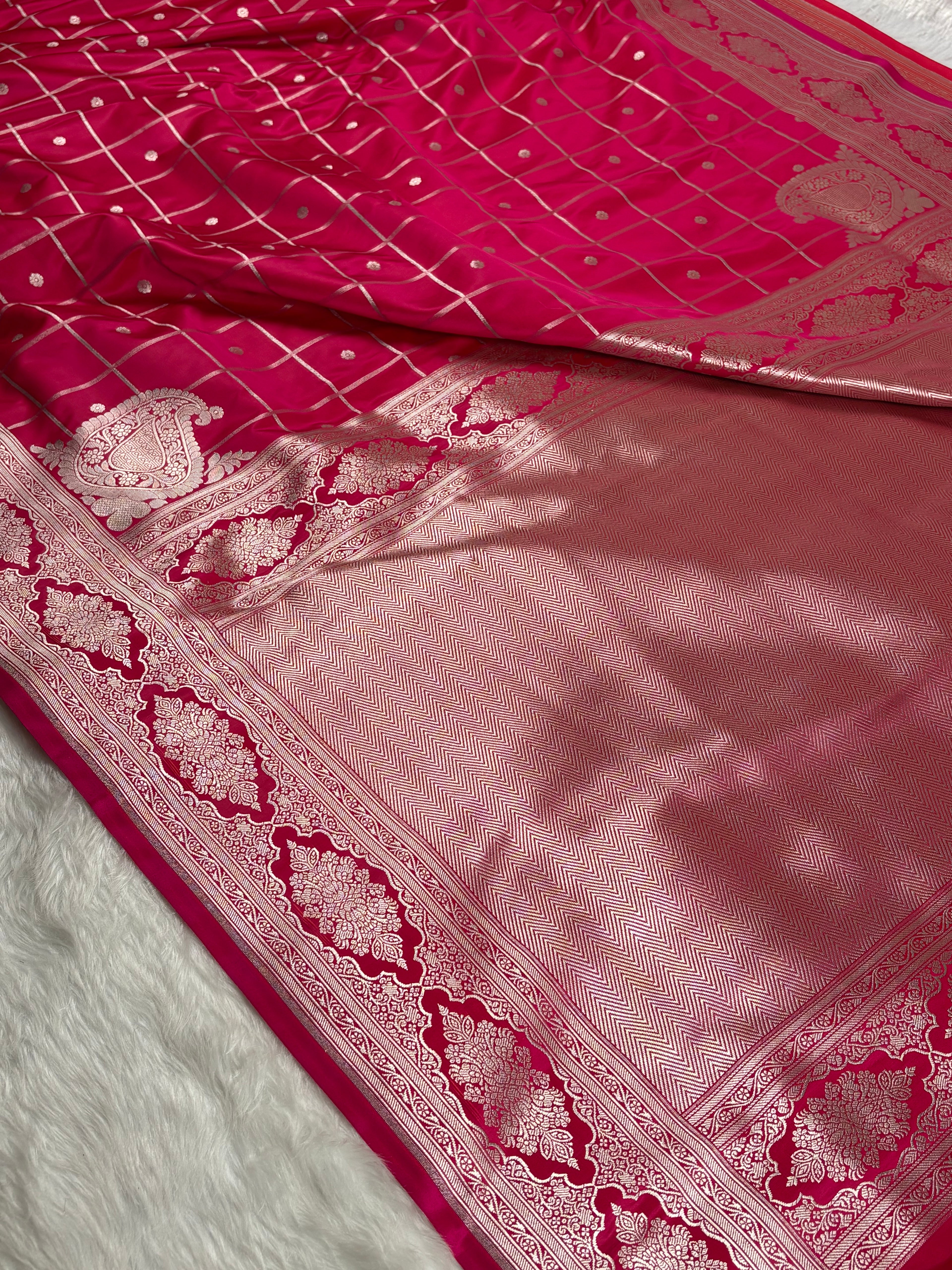 Mashru Katan Banarasi Saree