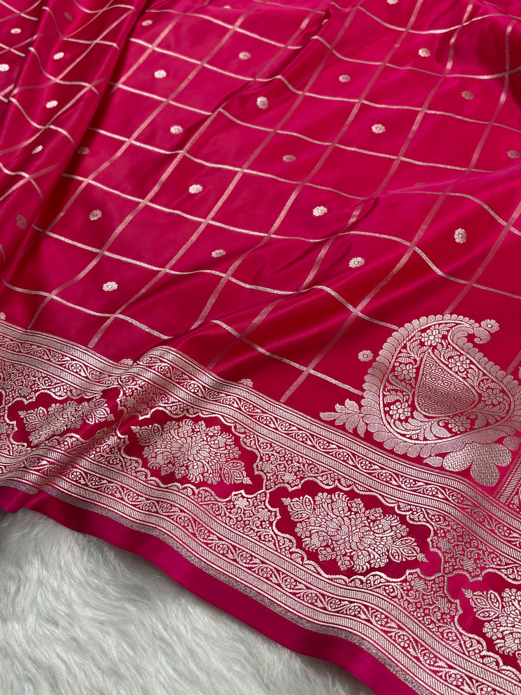 Mashru Katan Banarasi Saree