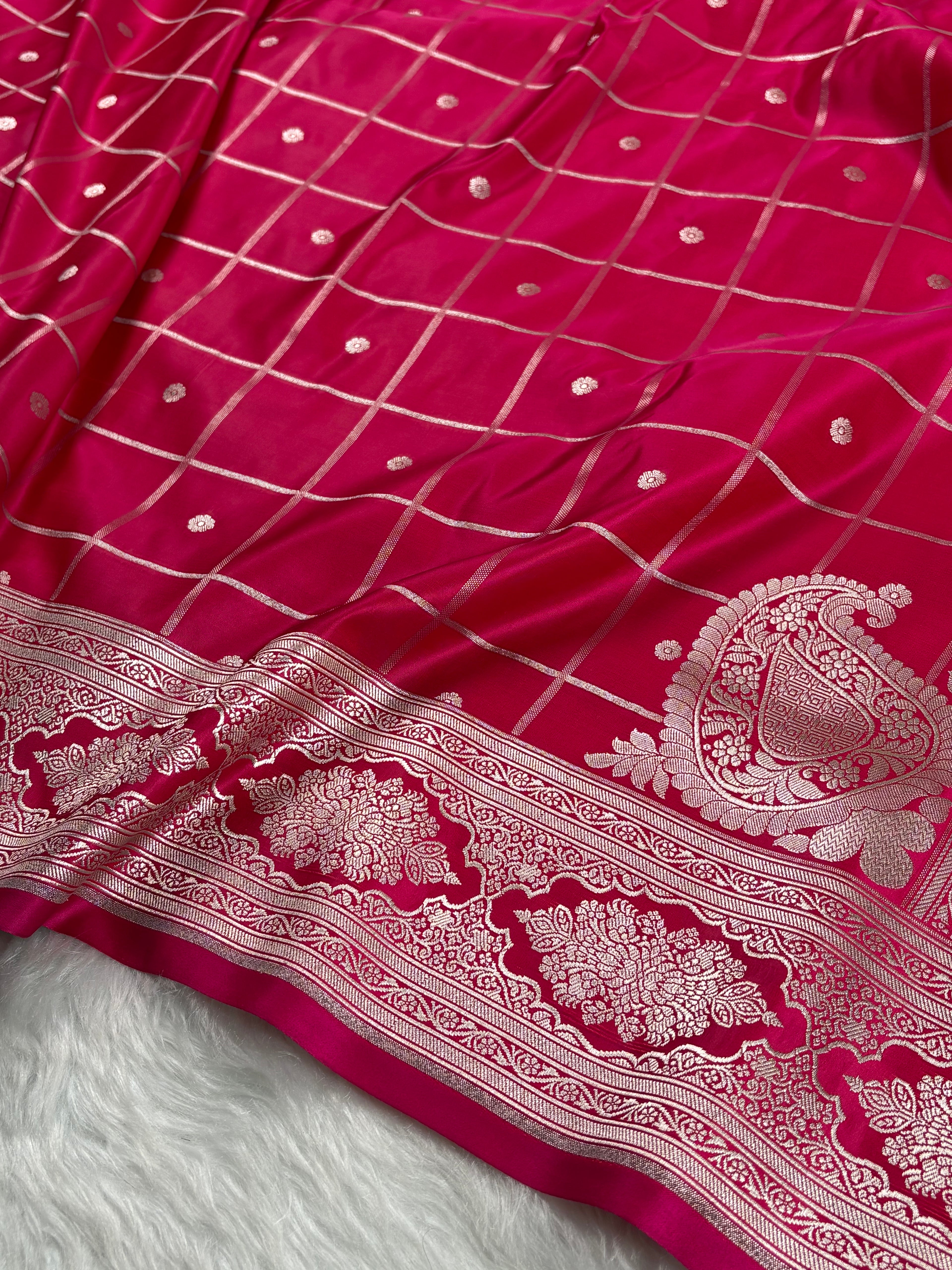 Mashru Katan Banarasi Saree