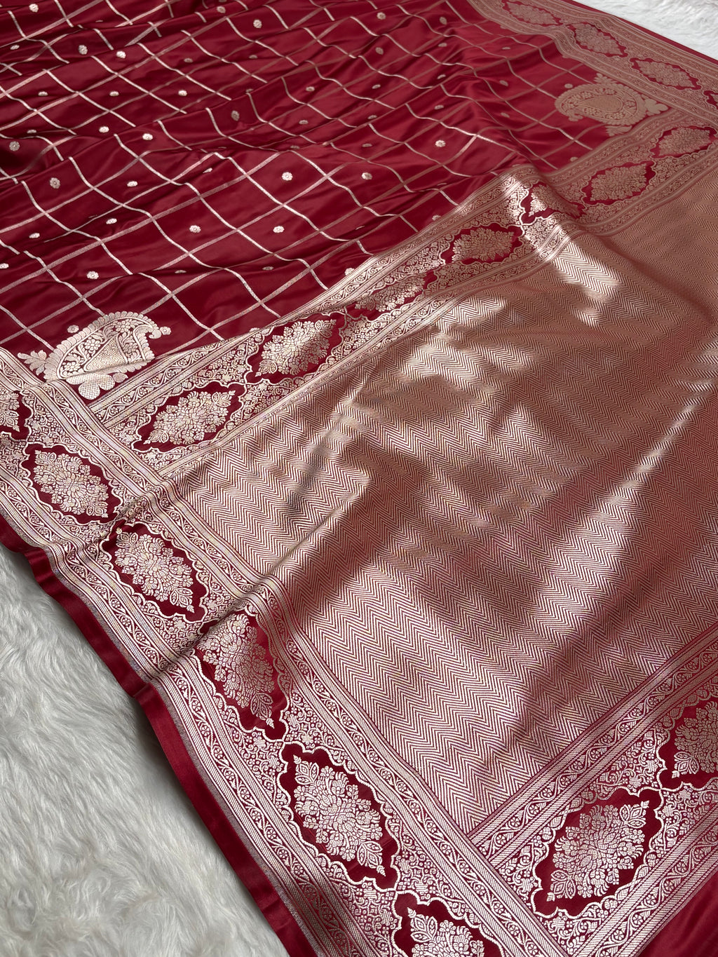 Mashru Katan Banarasi Saree