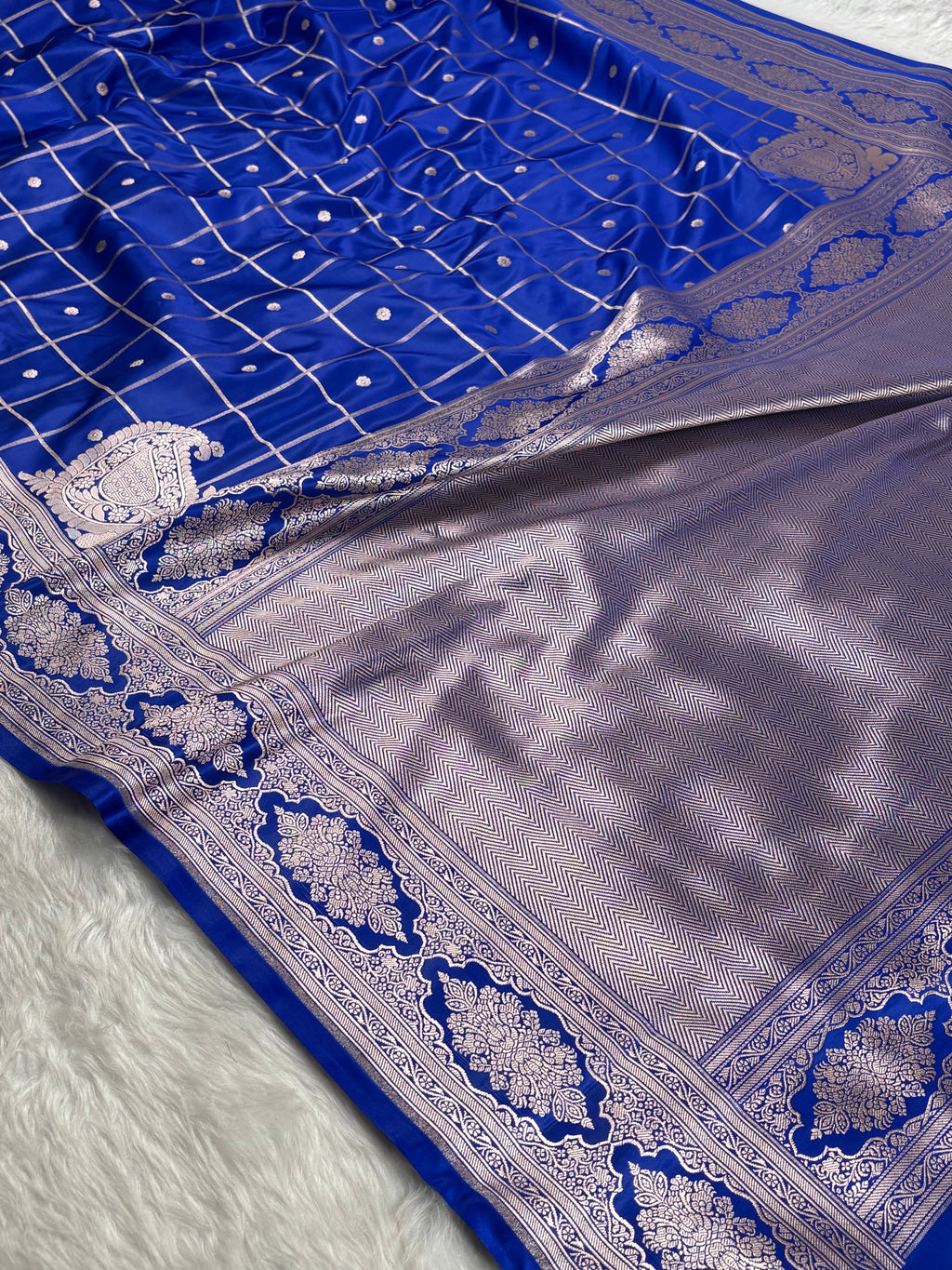 Mashru Katan Banarasi Saree