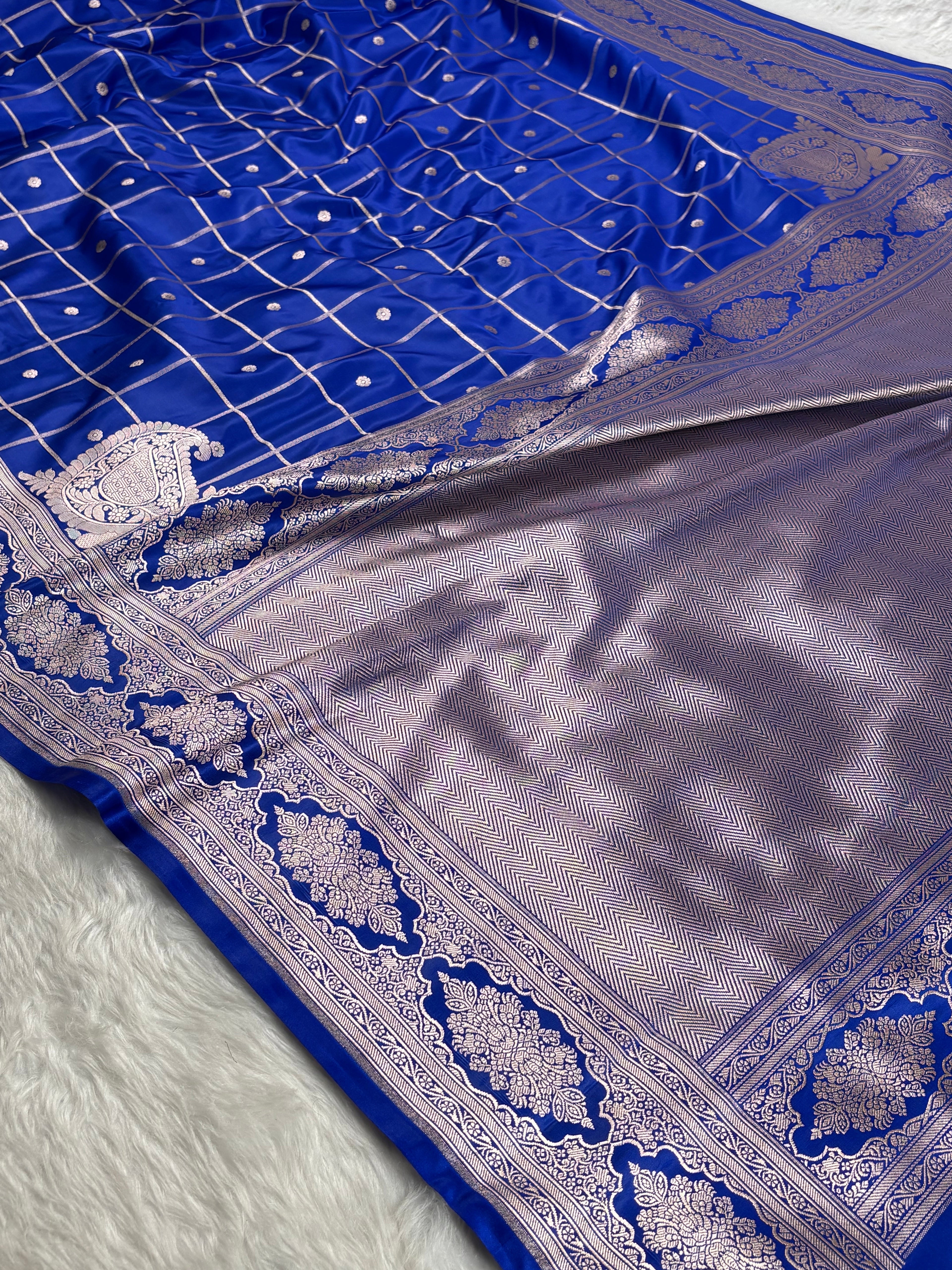 Mashru Katan Banarasi Saree