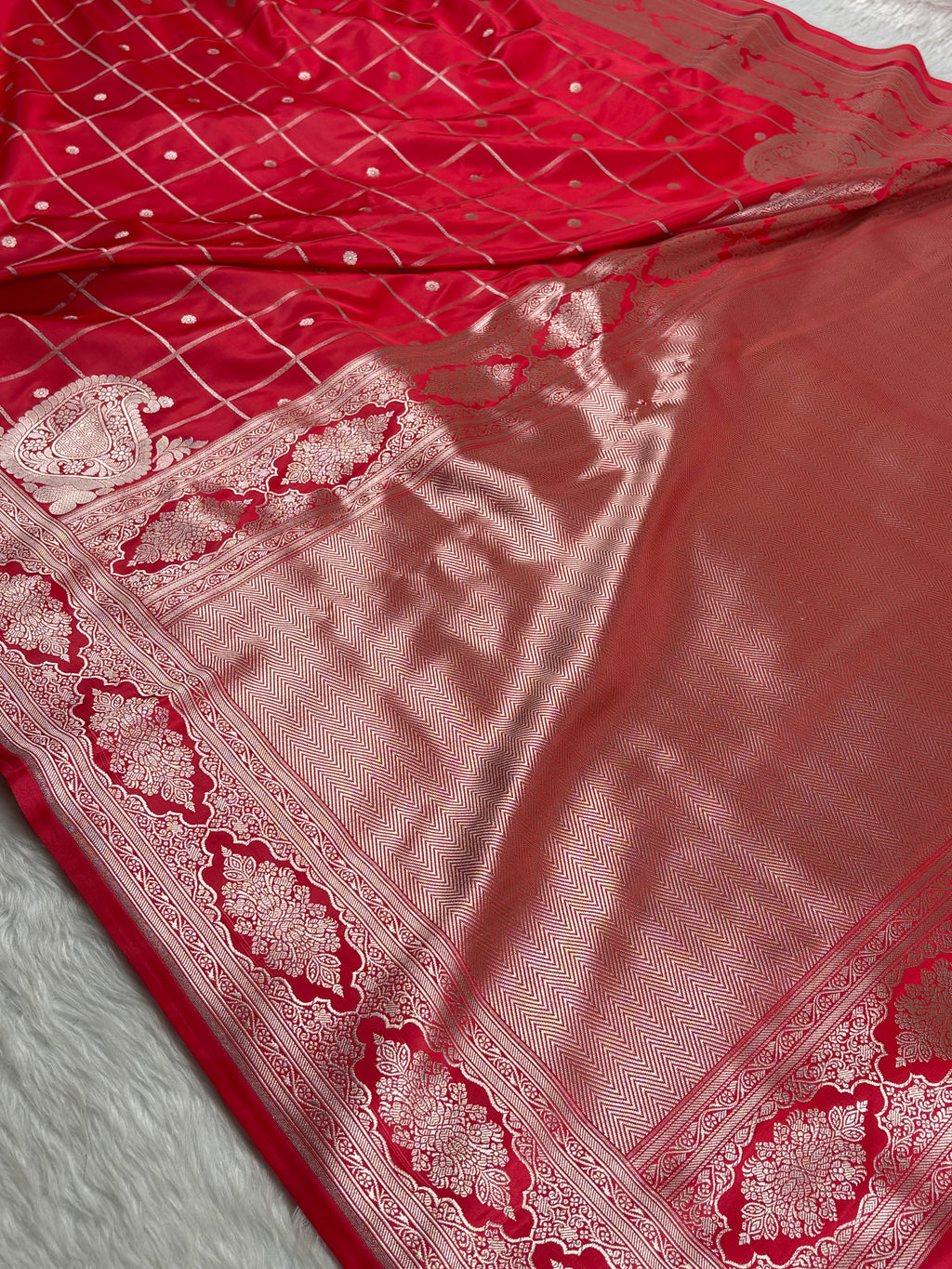 Mashru Katan Banarasi Saree