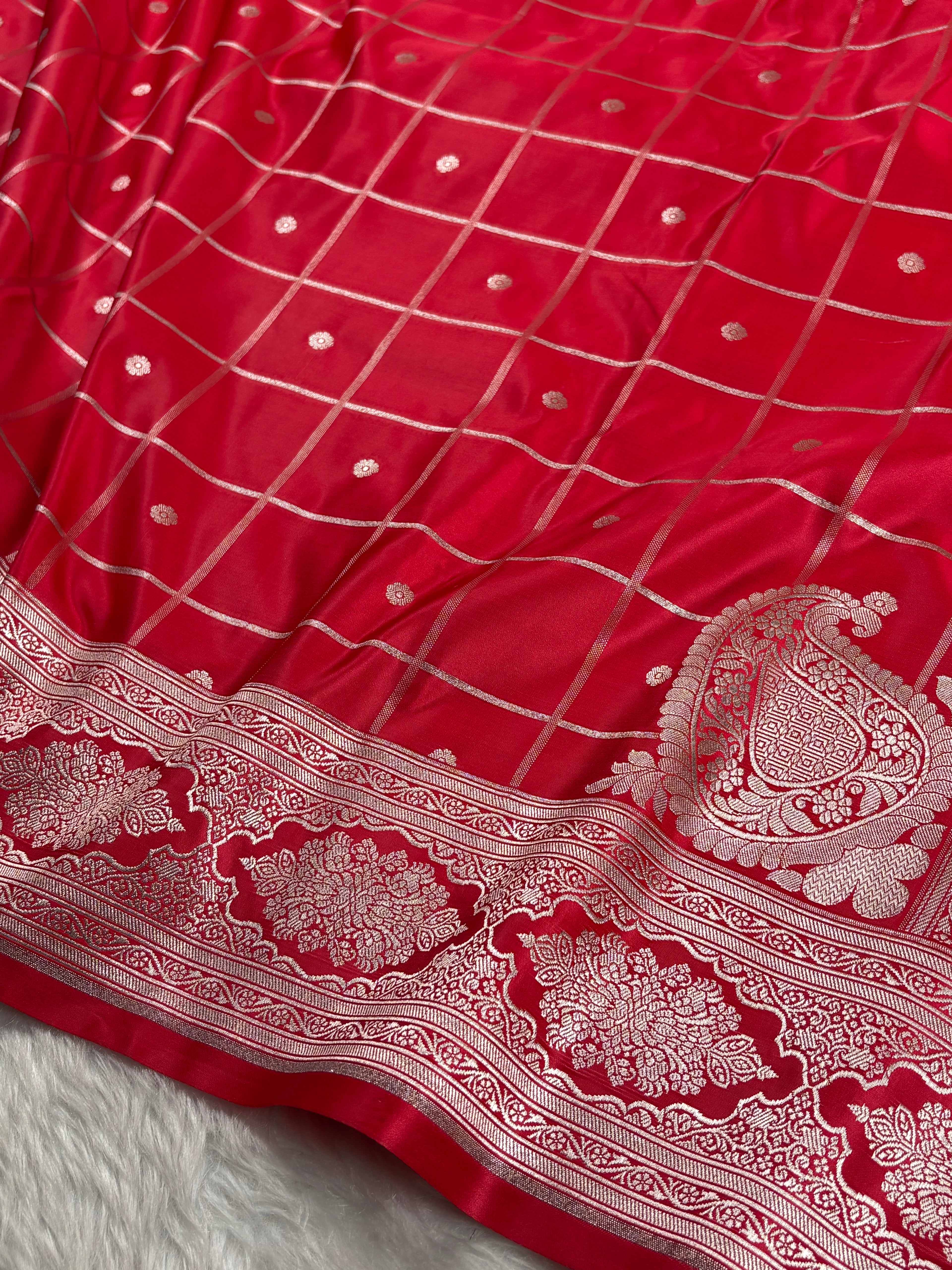 Mashru Katan Banarasi Saree