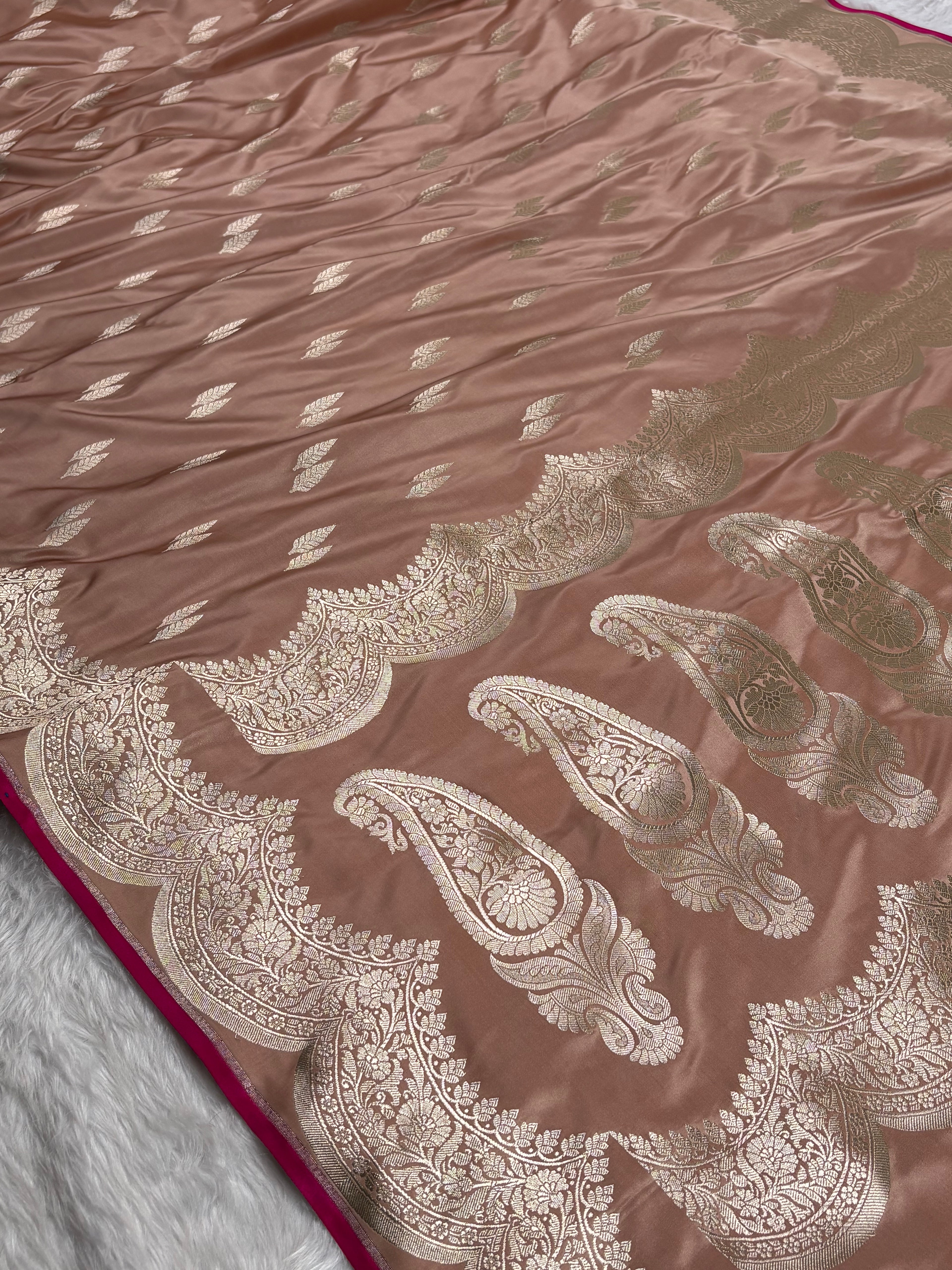Mashru Katan Banarasi Saree