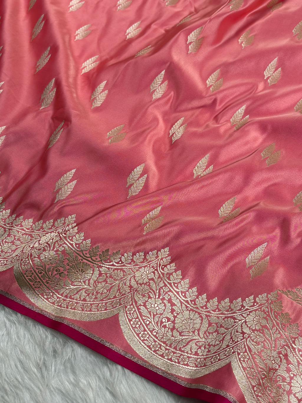 Mashru Katan Banarasi Saree