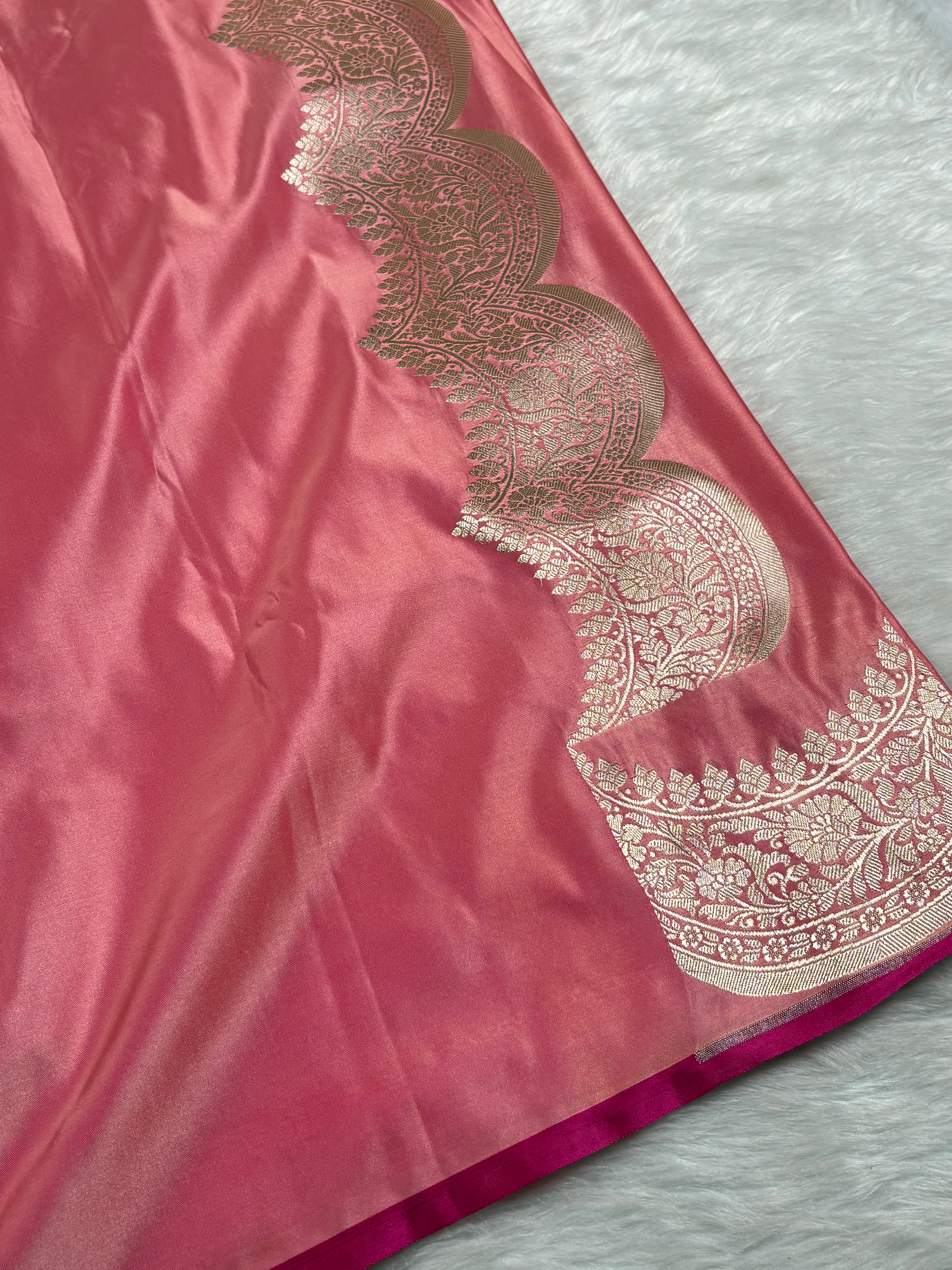 Mashru Katan Banarasi Saree