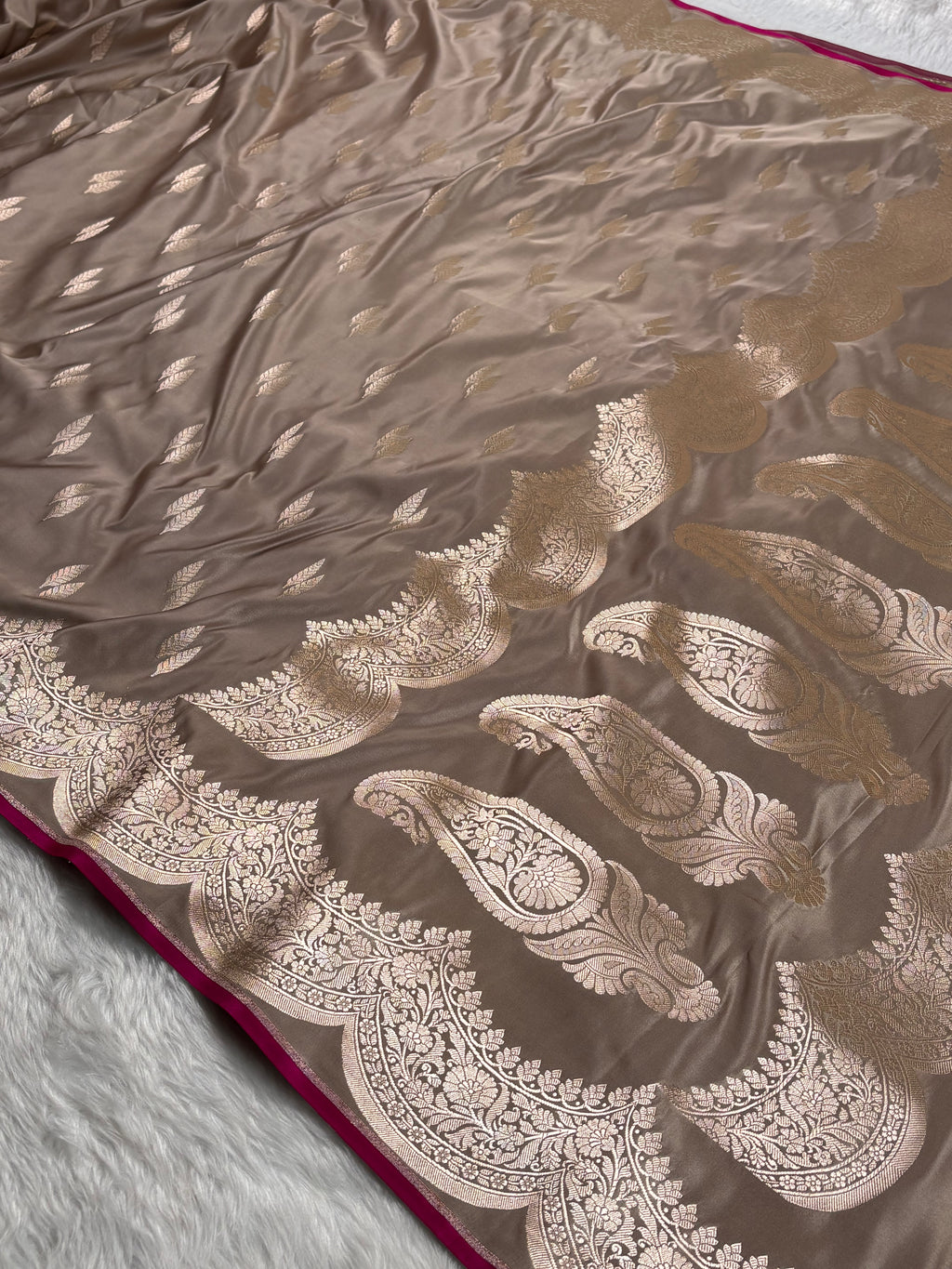 Mashru Katan Banarasi Saree