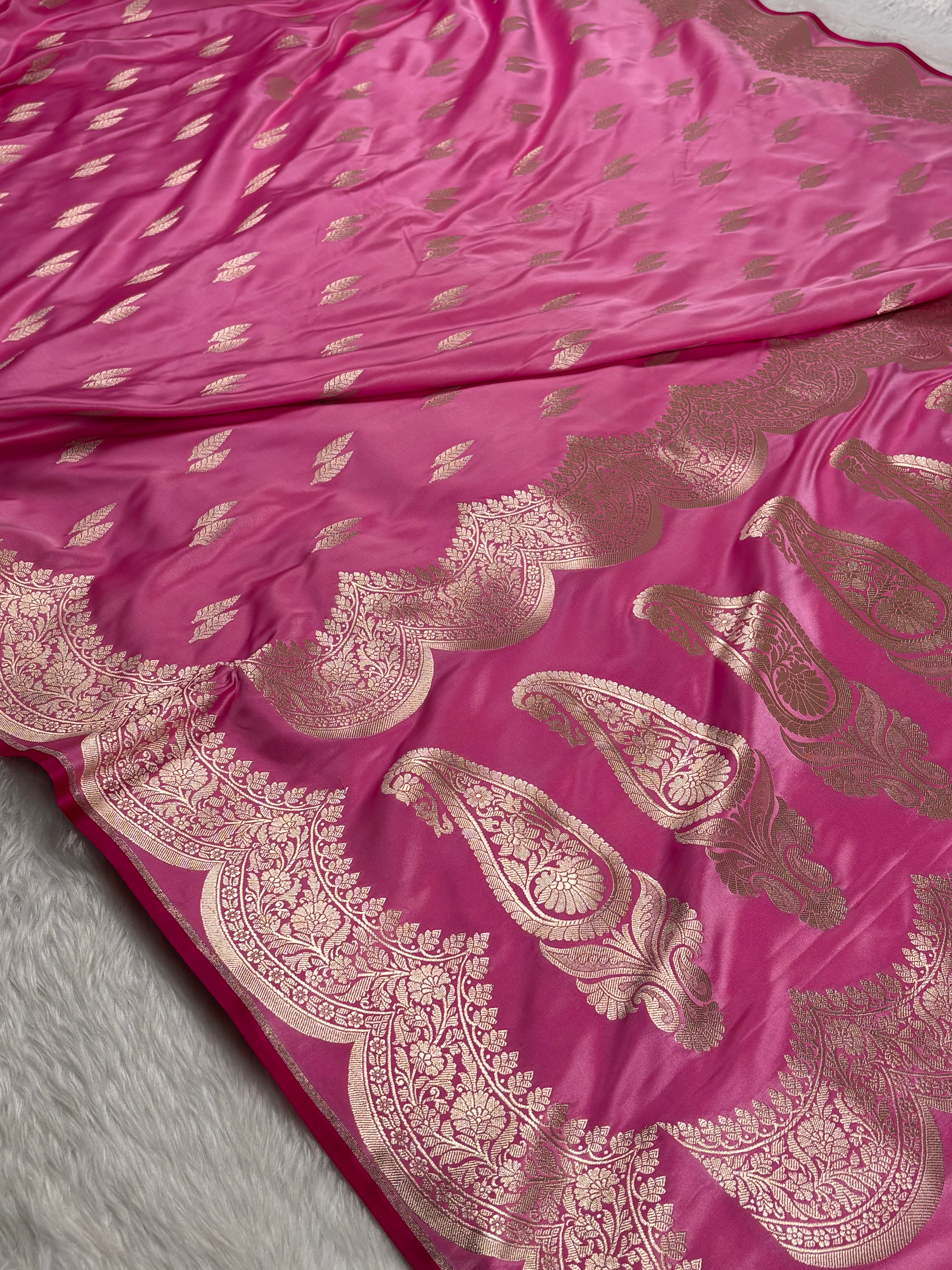 Mashru Katan Banarasi Saree
