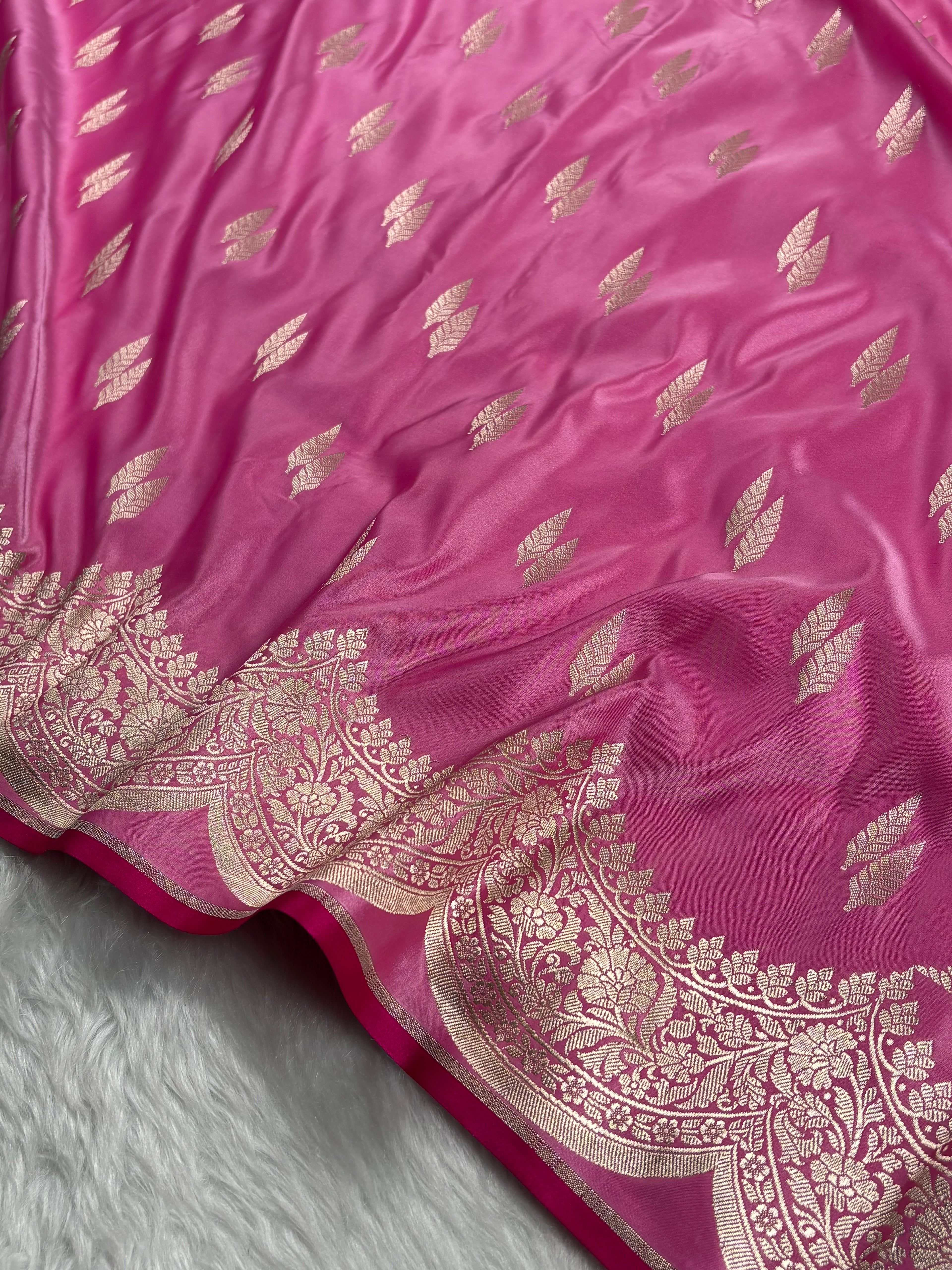 Mashru Katan Banarasi Saree