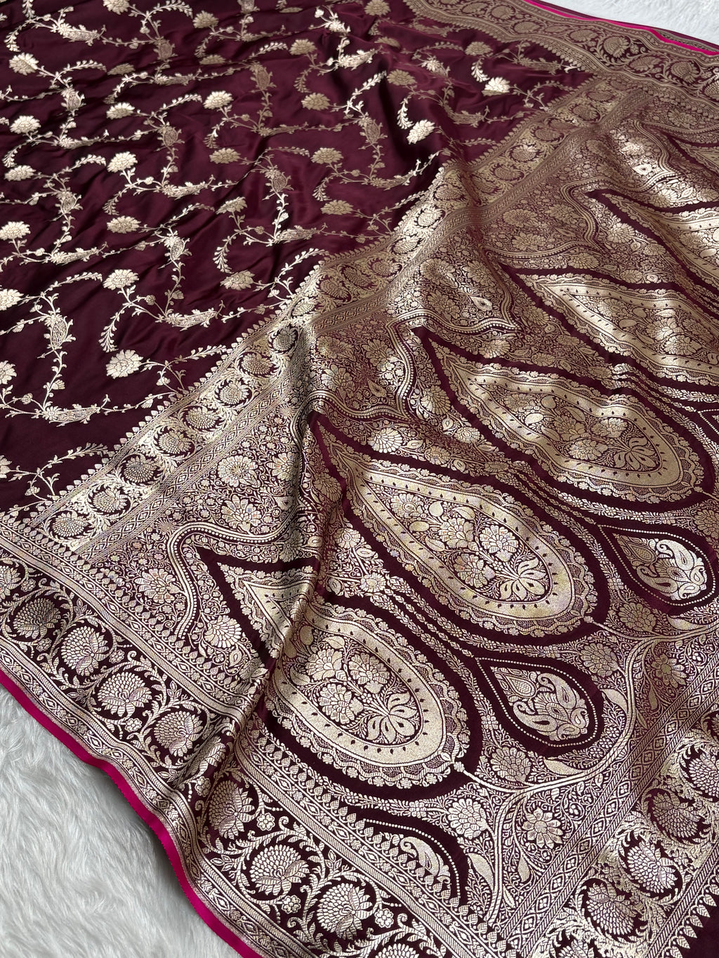 Mashru Katan Banarasi Saree