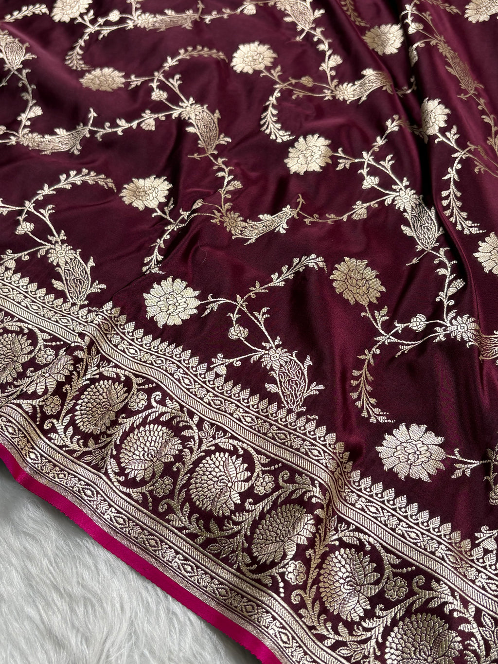 Mashru Katan Banarasi Saree